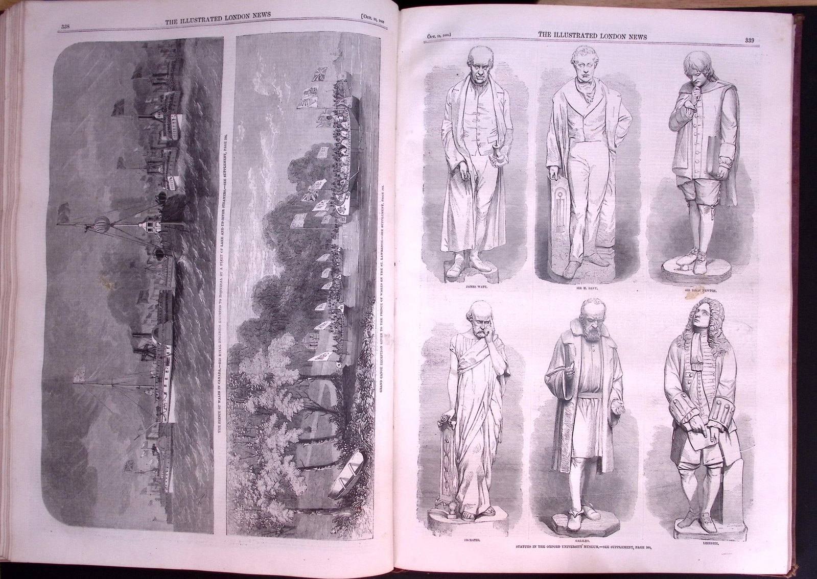 The Illustrated London News Antique Bound Edition July-Dec 1860 Over 600 Pages. - 20