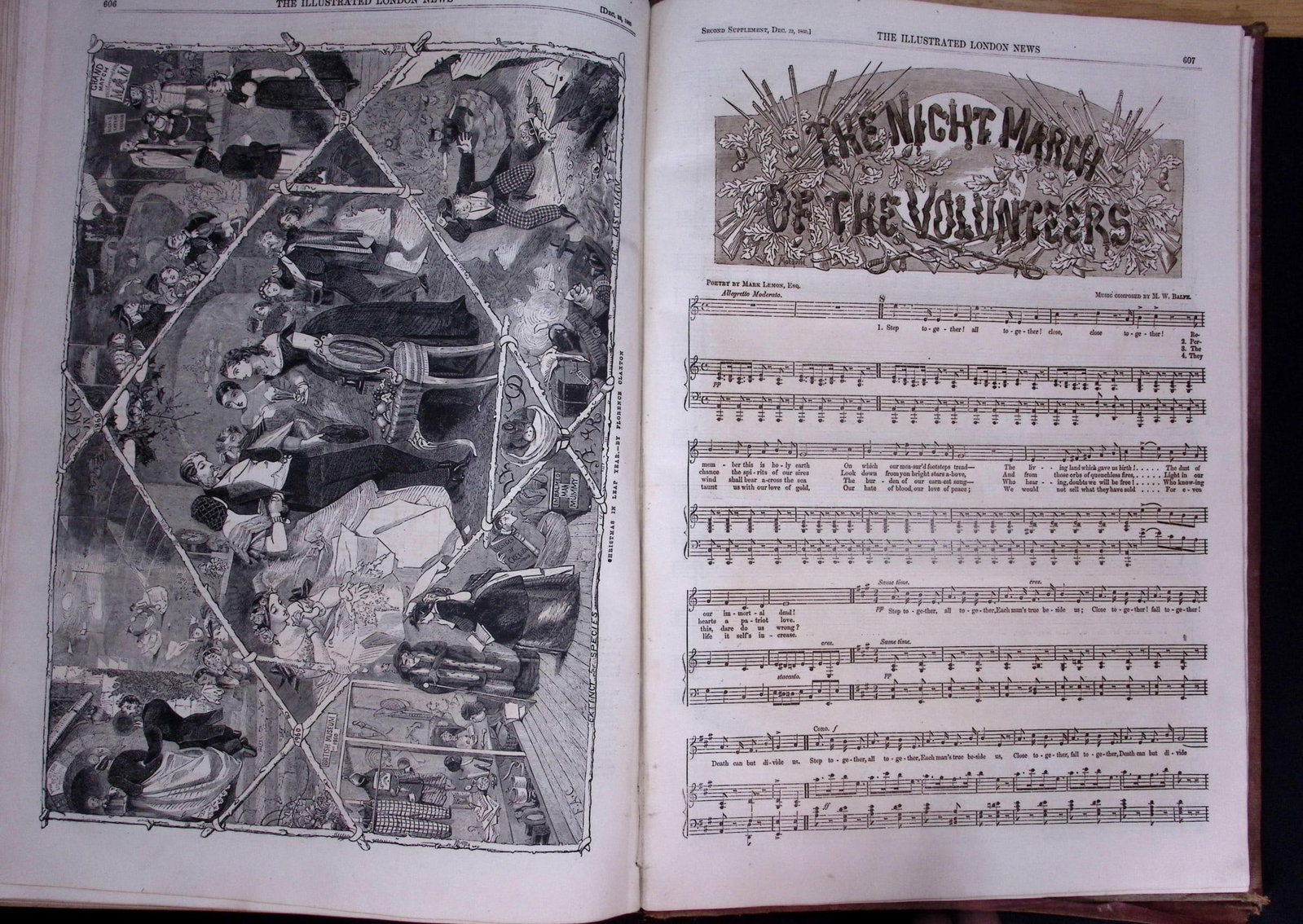 The Illustrated London News Antique Bound Edition July-Dec 1860 Over 600 Pages. - 4