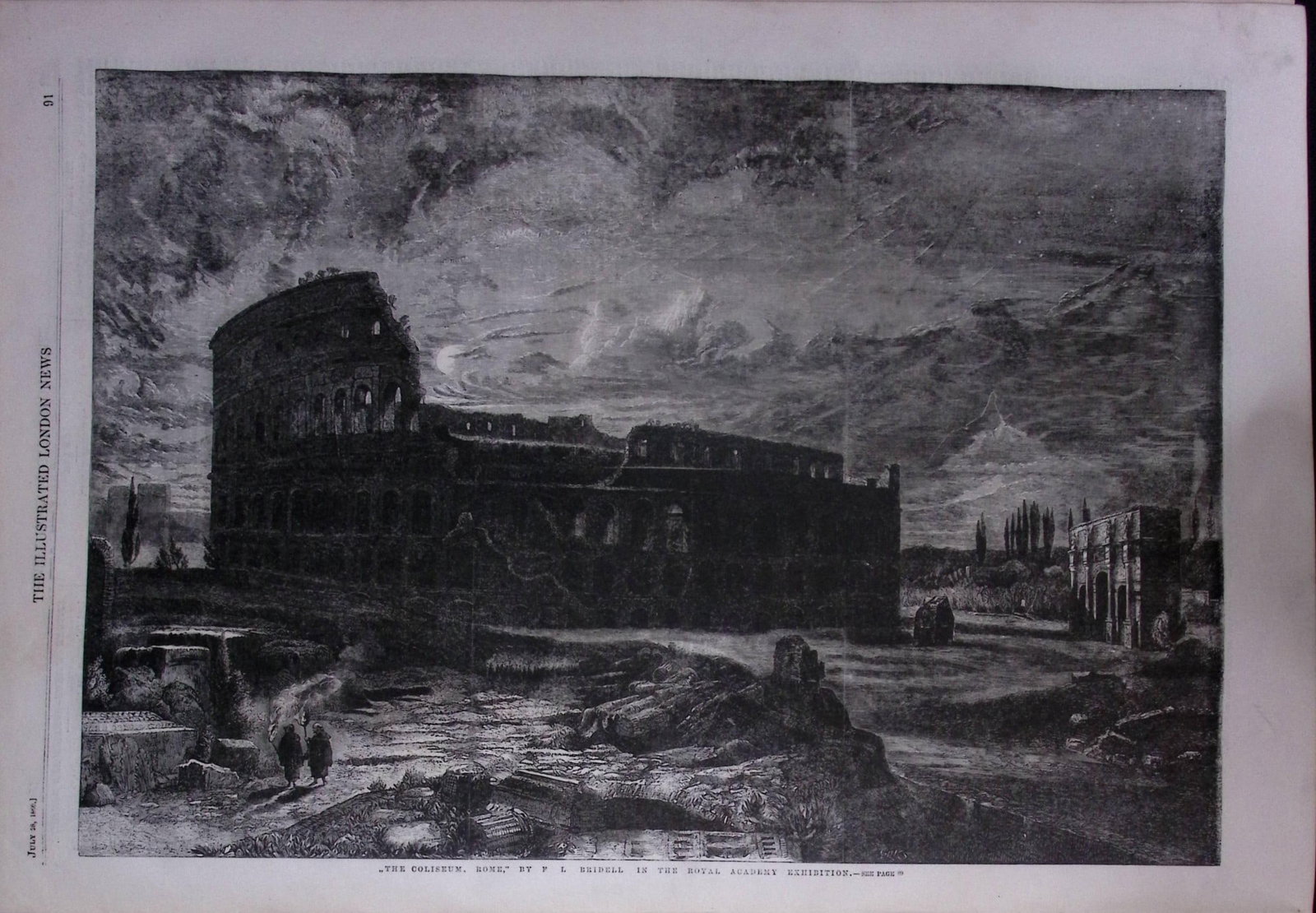 The Illustrated London News Antique Bound Edition July-Dec 1860 Over 600 Pages. - 9