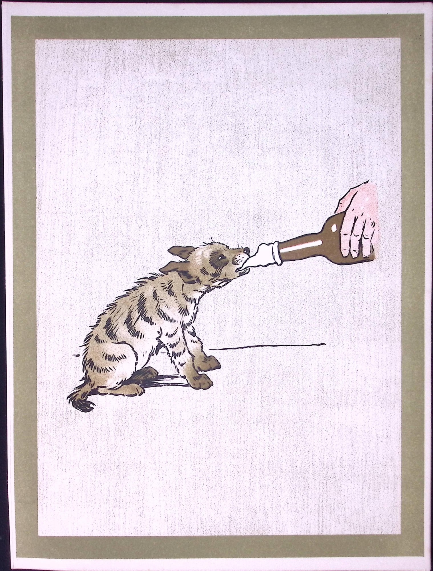 Cecil Aldin Antique Zoo Babies Scarce Illustration “Baby Hyena”-16: Title: Cecil Aldin Antique Zoo Babies Scarce Illustration “Baby Hyena”-16 Description: This Difficult to Obtain Illustration Has Been Removed from an Original Edition of. Cecil