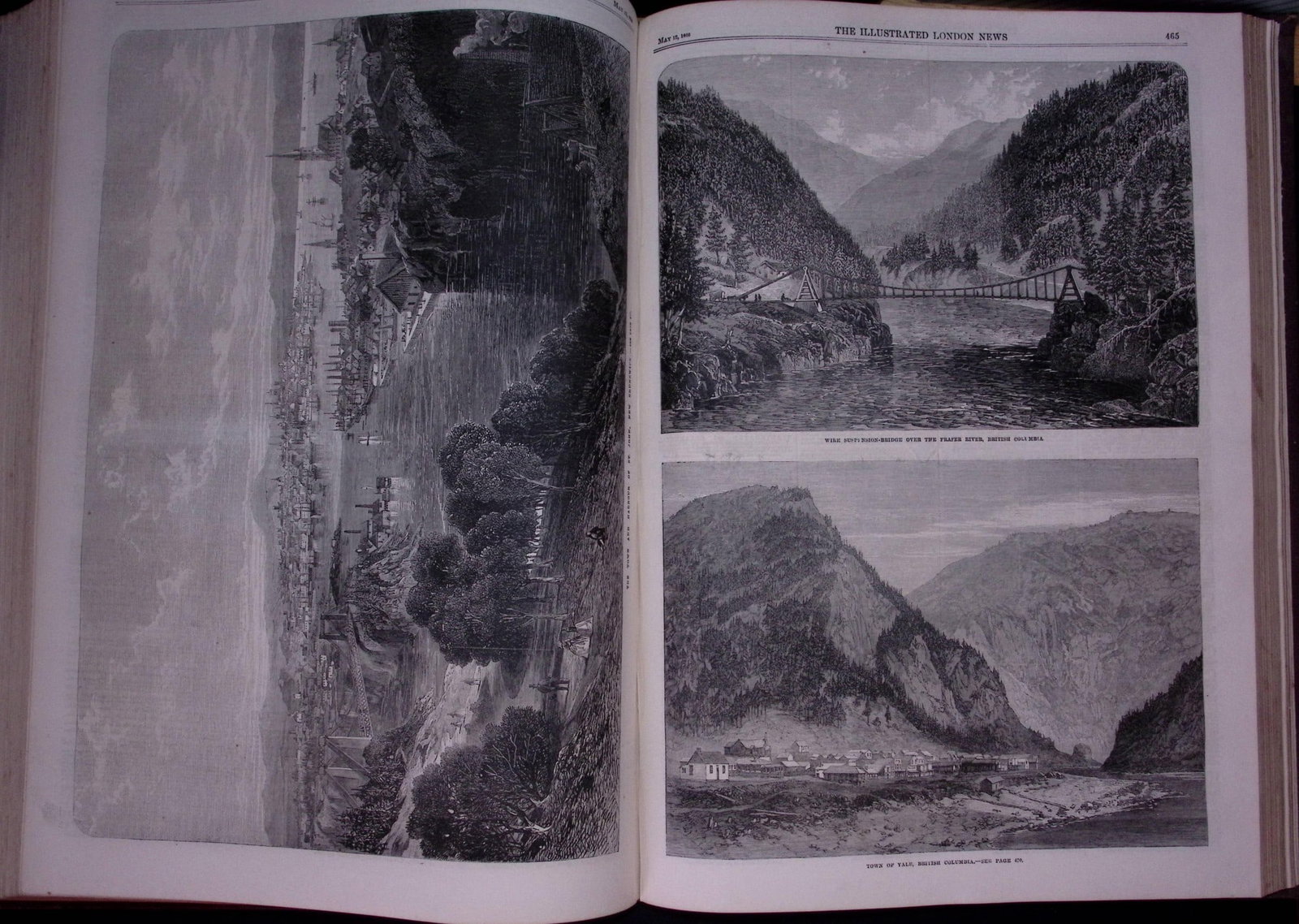 The Illustrated London News Antique Bound Edition Jan-June 1866 Over 600 Pages. - 10