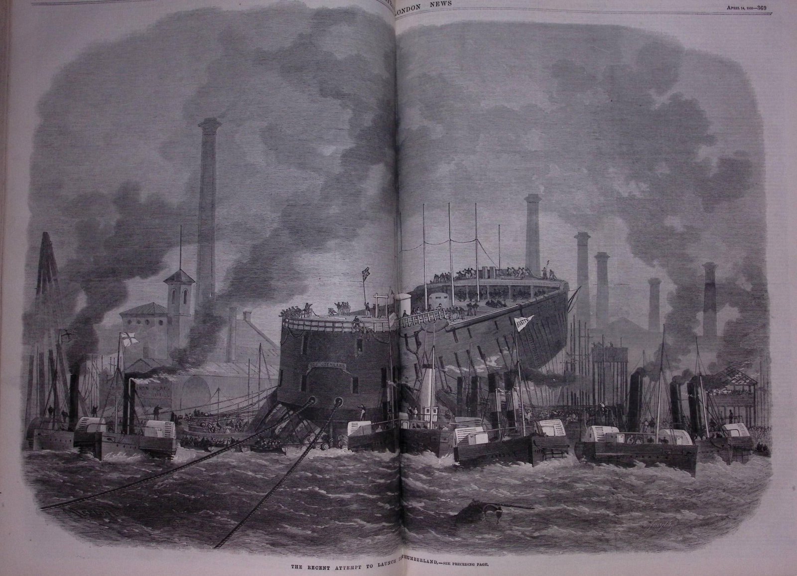 The Illustrated London News Antique Bound Edition Jan-June 1866 Over 600 Pages. - 2