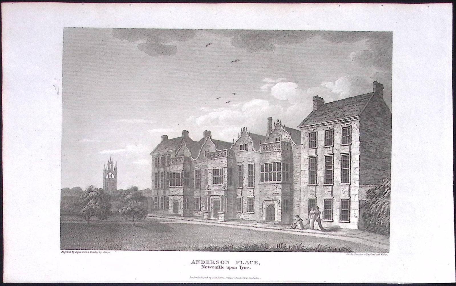 Northumberland Newcastle Anderson Place Antique 223 Years-Old Steel-Engraving-135: Title: Northumberland Newcastle Anderson Place Antique 223 Years-Old Steel-Engraving-135 Description: Northumberland View of Newcastle City Antique 223 Years-Old Steel-Engraving-134 This Cumbri