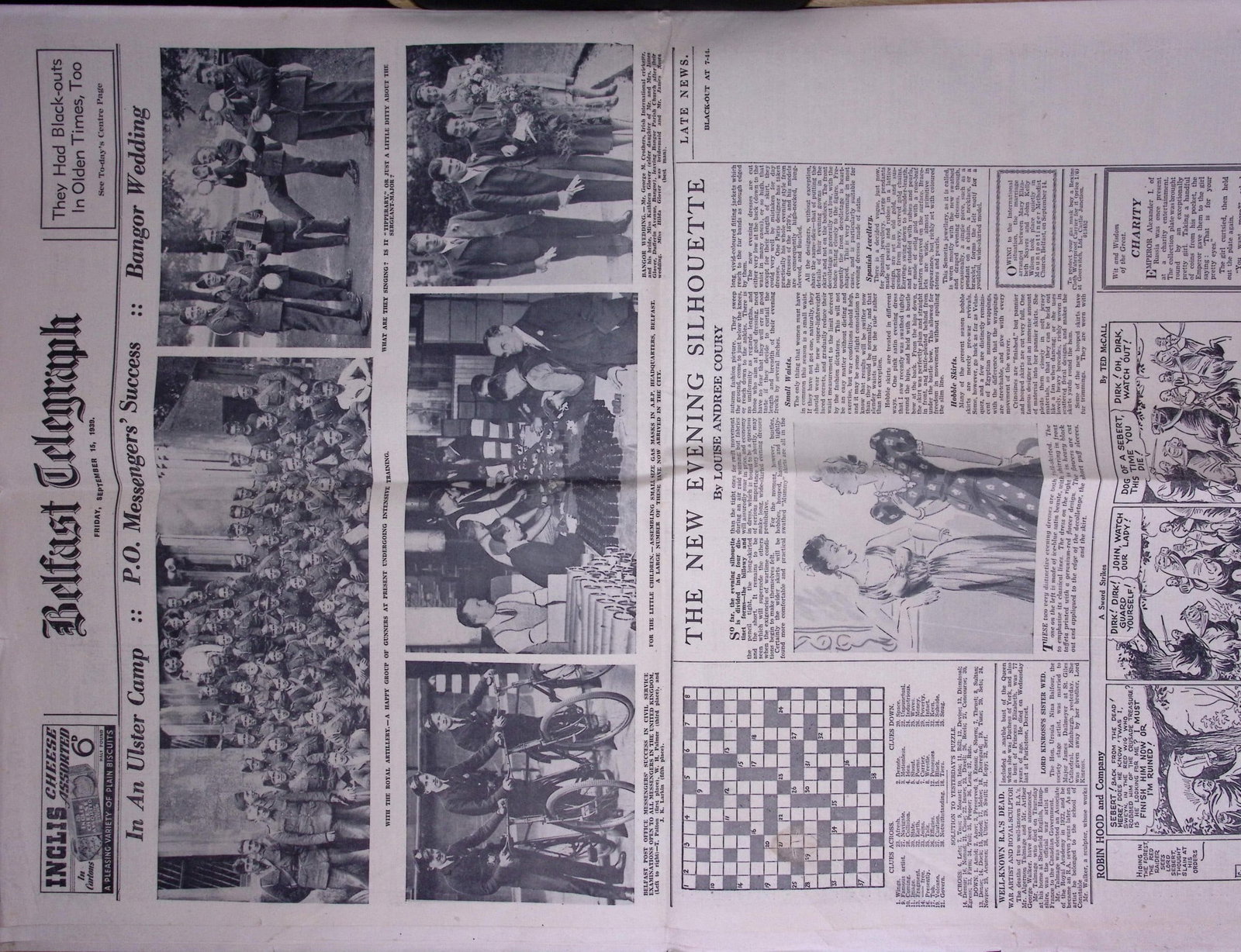 Job-Lot Original Belfast Ireland WW2 Newspapers Images & Reports of The War-43. - 6