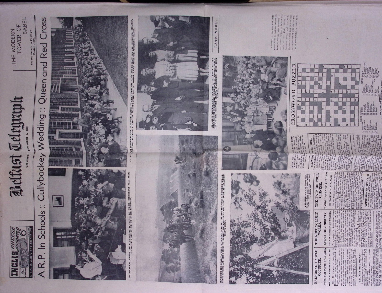 Job-Lot Original Belfast Ireland WW2 Newspapers Images & Reports of The War-43. - 7