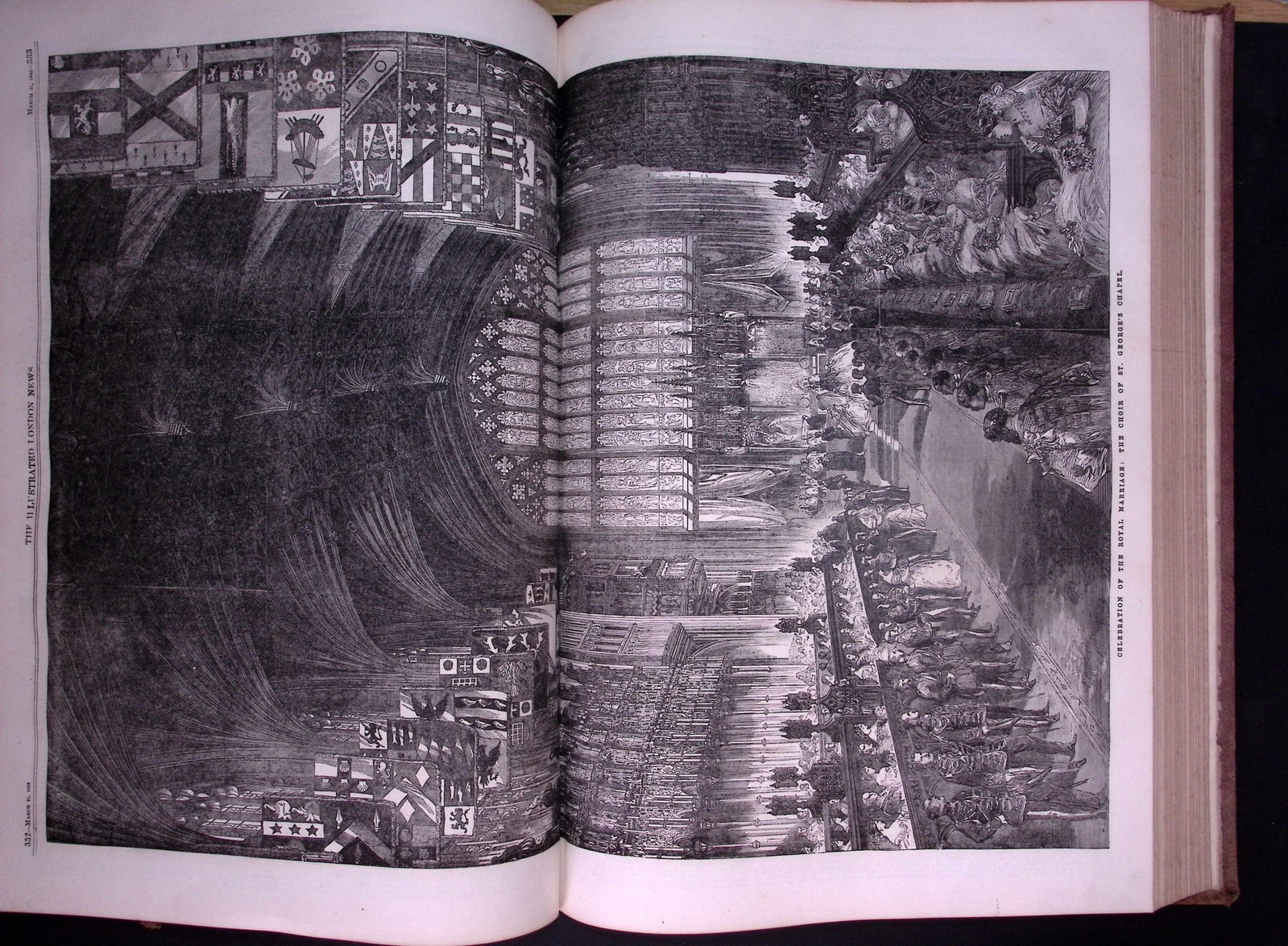 The Illustrated London News Antique Bound Edition Jan – June 1863 Over 700 Pages. - 11