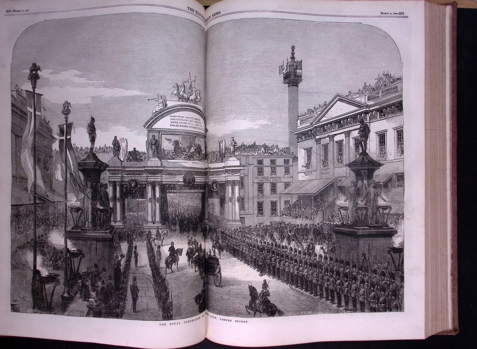The Illustrated London News Antique Bound Edition Jan – June 1863 Over 700 Pages. - 13