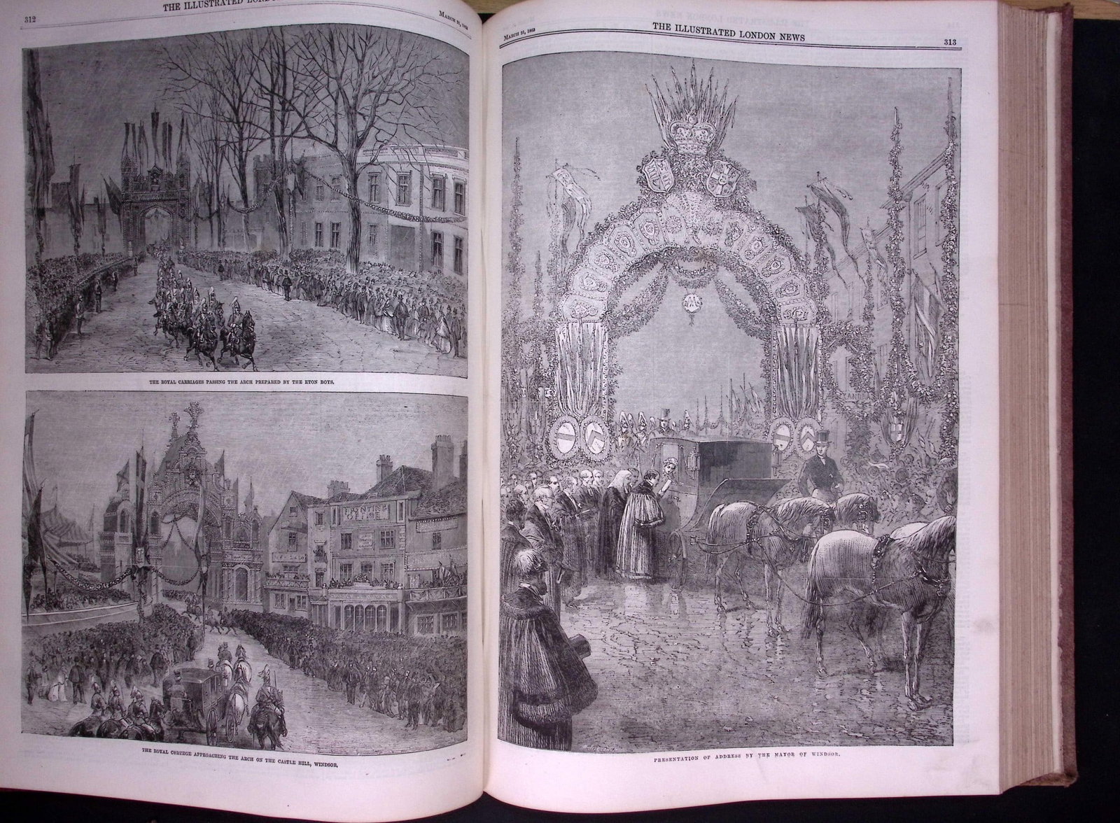 The Illustrated London News Antique Bound Edition Jan – June 1863 Over 700 Pages. - 18