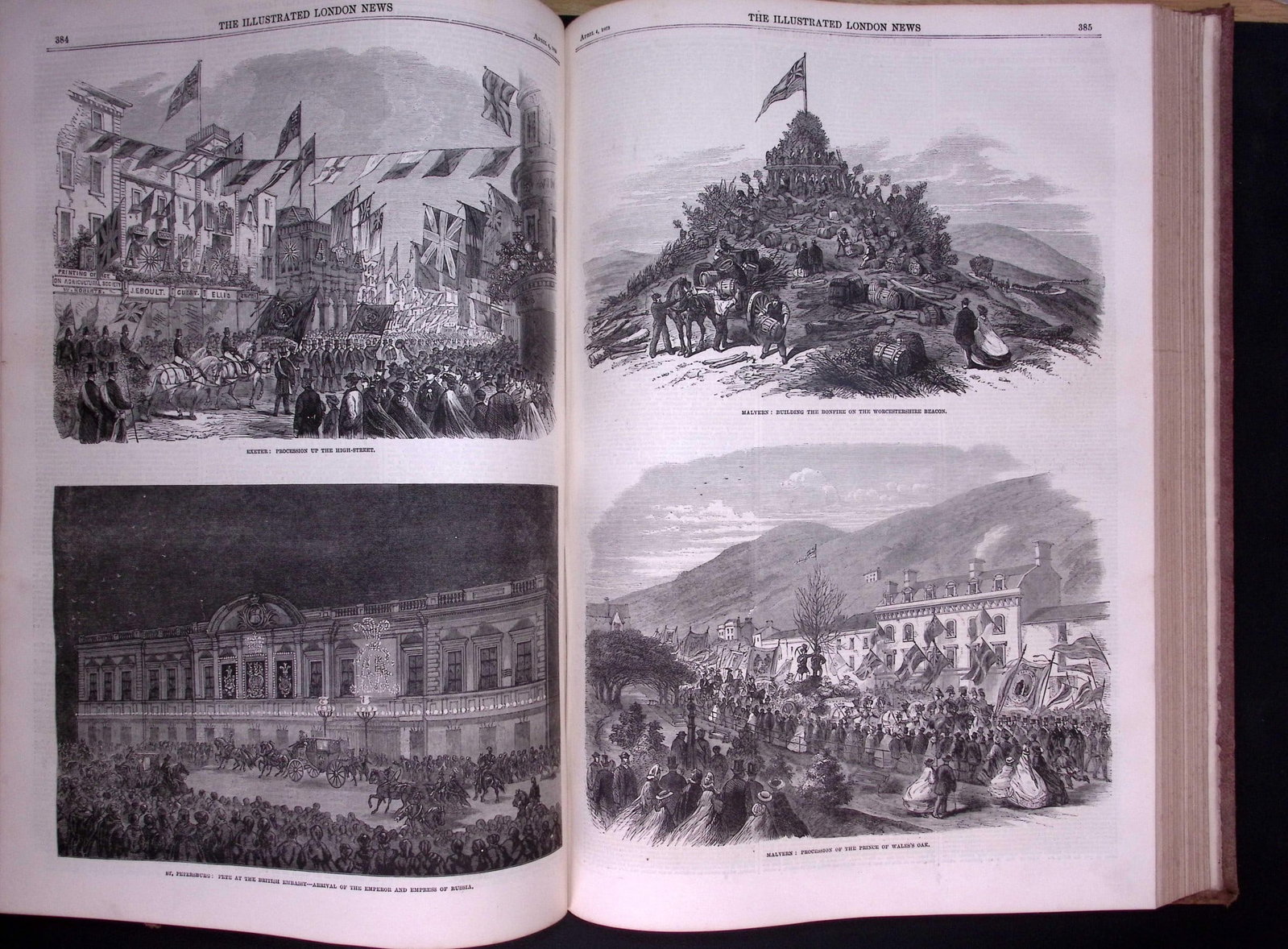 The Illustrated London News Antique Bound Edition Jan – June 1863 Over 700 Pages. - 4
