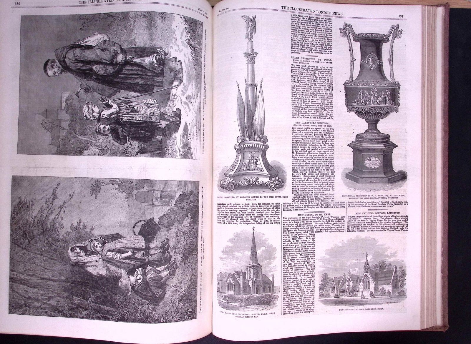The Illustrated London News Antique Bound Edition Jan – June 1863 Over 700 Pages. - 5