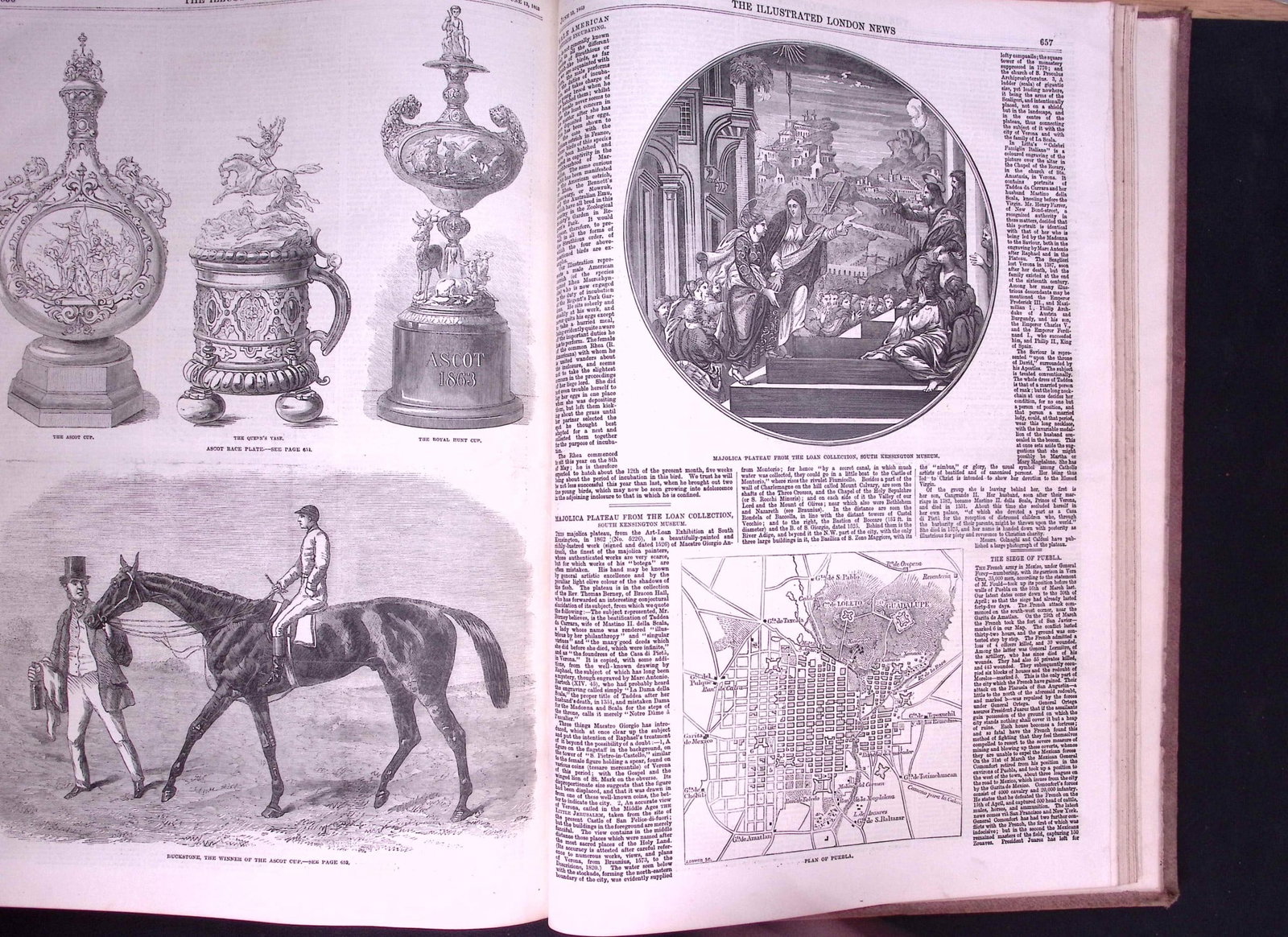 The Illustrated London News Antique Bound Edition Jan – June 1863 Over 700 Pages. - 6