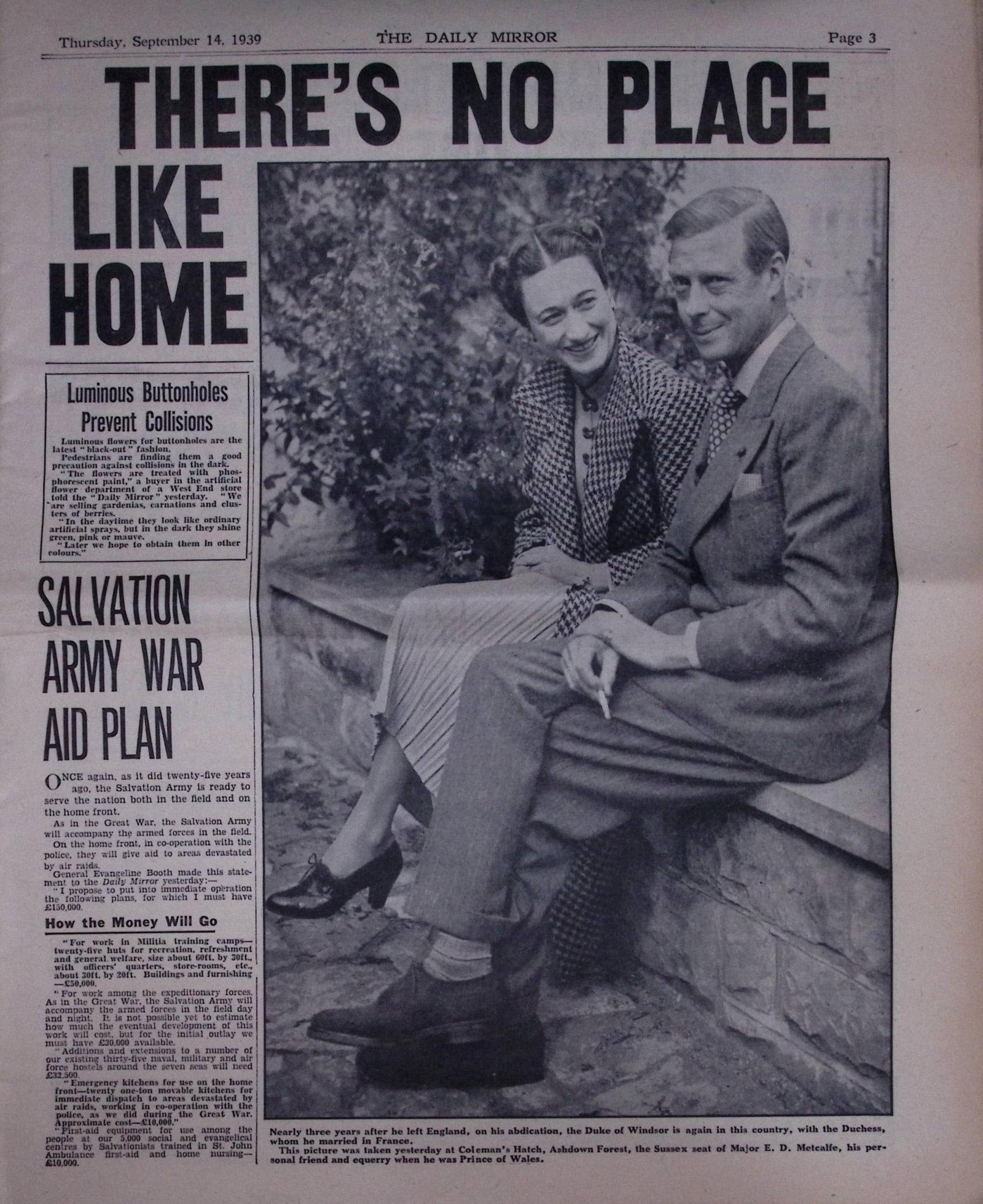 Job-Lot Original 1939 WW2 Newspapers Images & Reports of The War-23. - 10