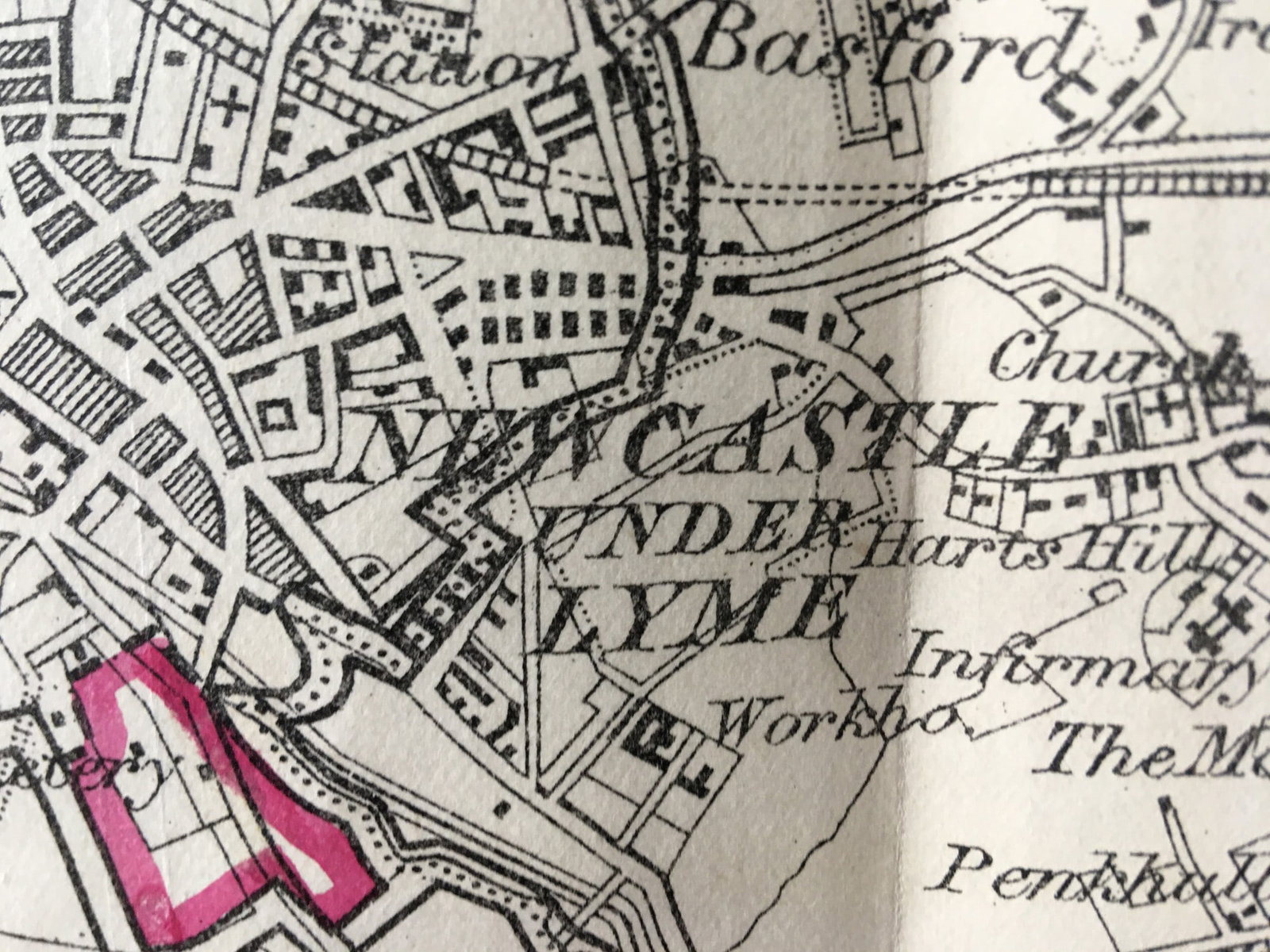 Antique 139 Years-Old Scarce Map Stoke On Trent 1885 Boundary Changes. - 7