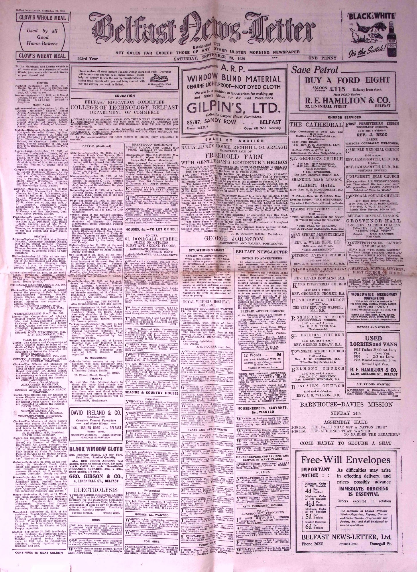 Job-Lot Original Belfast Ireland WW2 Newspapers Images & Reports of The War-40. - 4