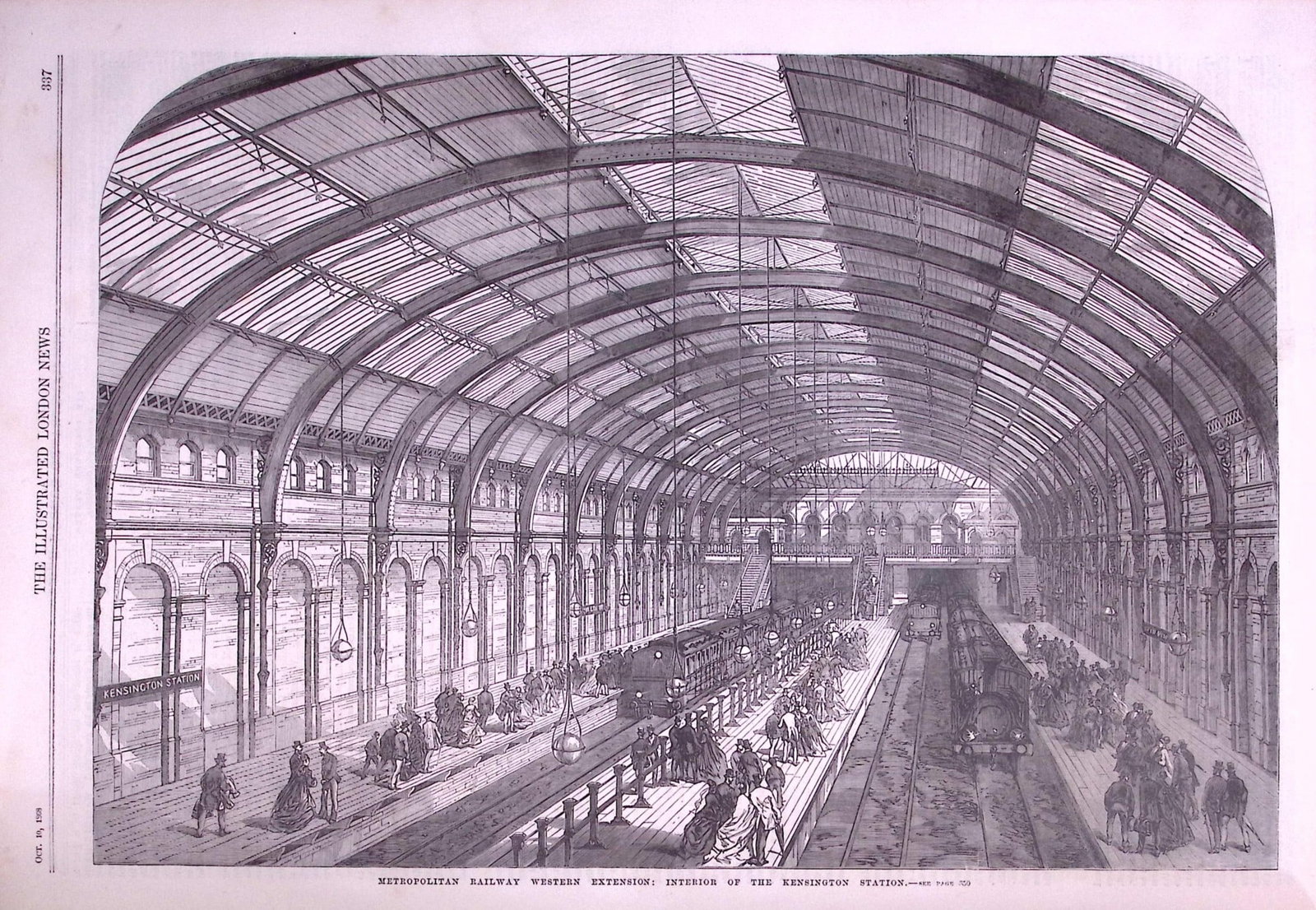 The Illustrated London News Antique Bound Edition July-Dec 1868 Over 600 Pages. - 11