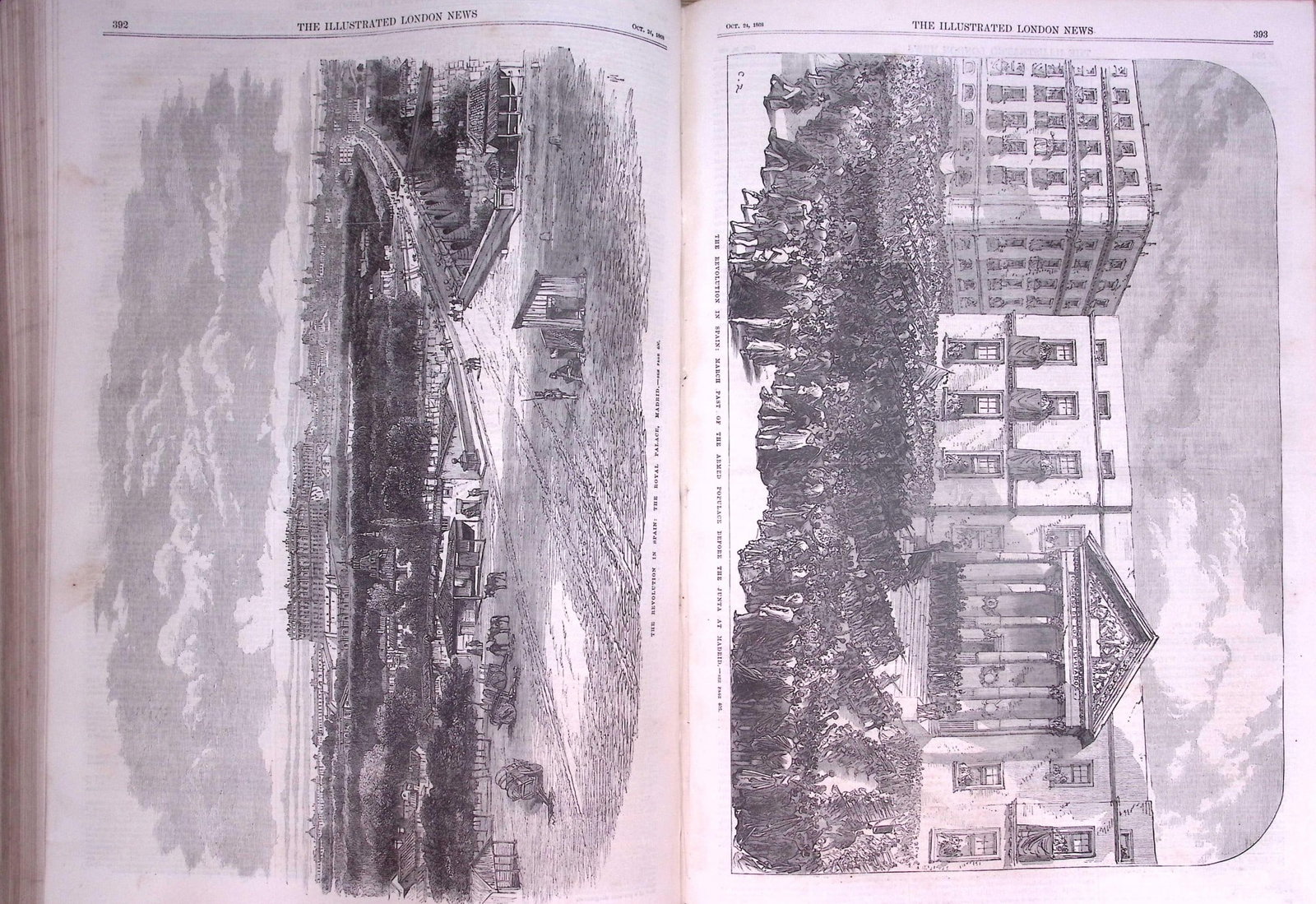 The Illustrated London News Antique Bound Edition July-Dec 1868 Over 600 Pages. - 13