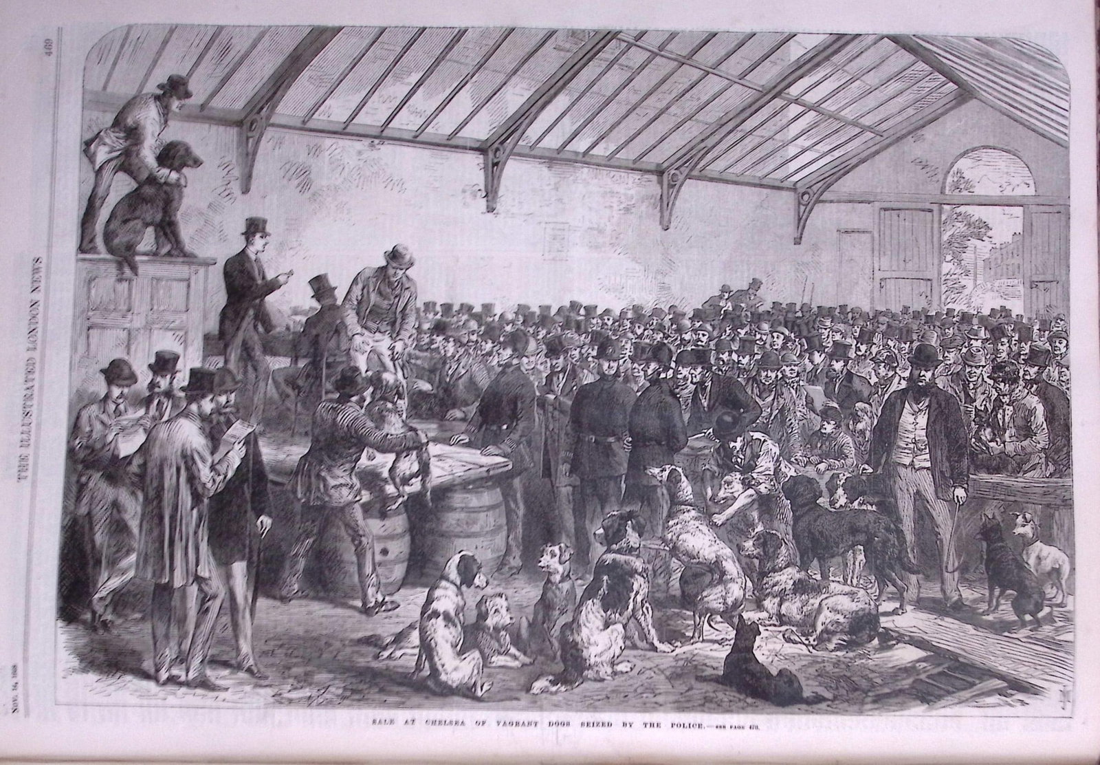 The Illustrated London News Antique Bound Edition July-Dec 1868 Over 600 Pages. - 15