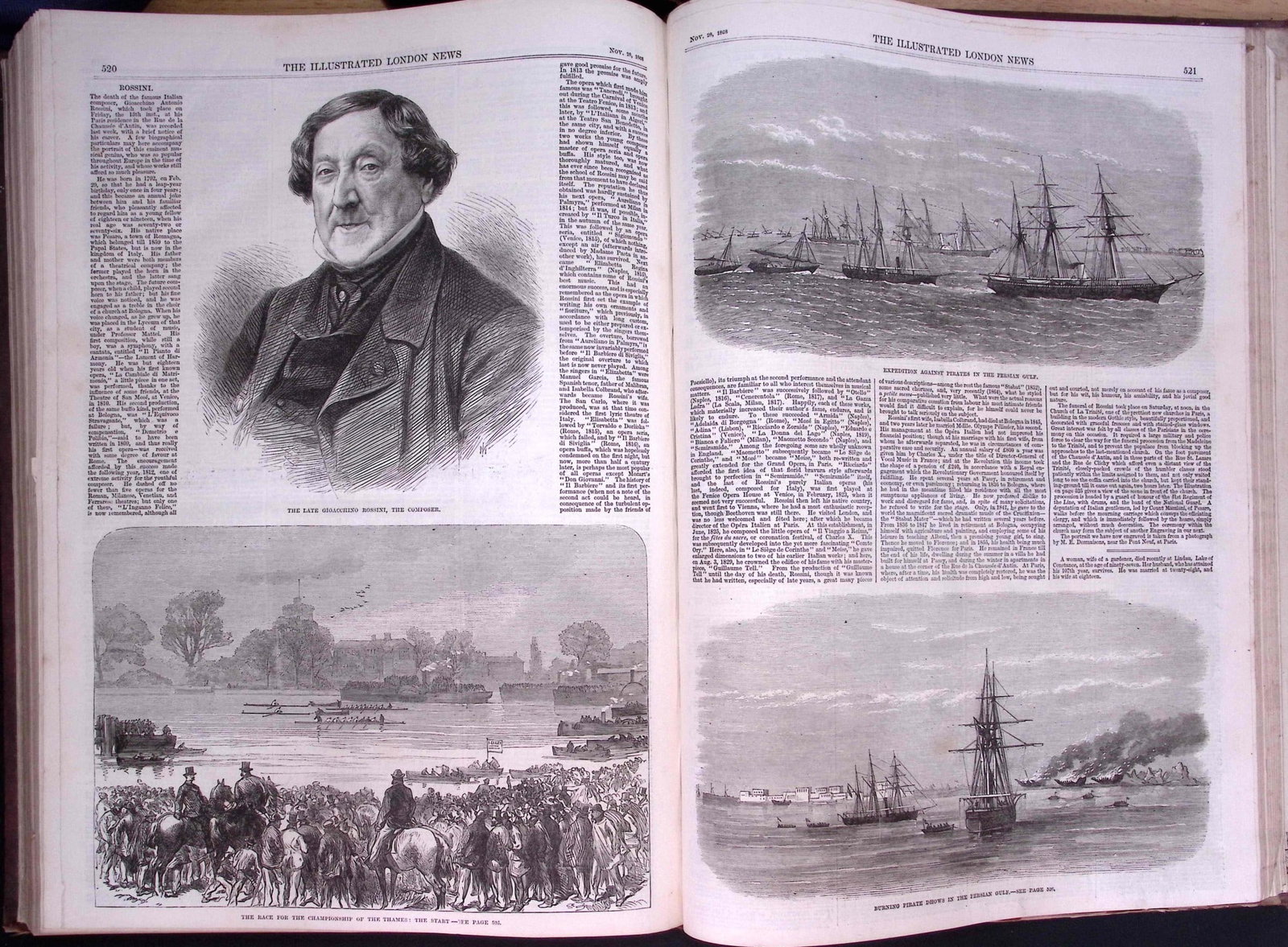 The Illustrated London News Antique Bound Edition July-Dec 1868 Over 600 Pages. - 17