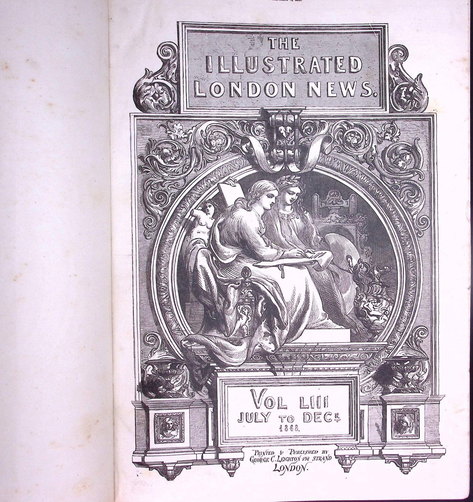The Illustrated London News Antique Bound Edition July-Dec 1868 Over 600 Pages. (1 of 20)