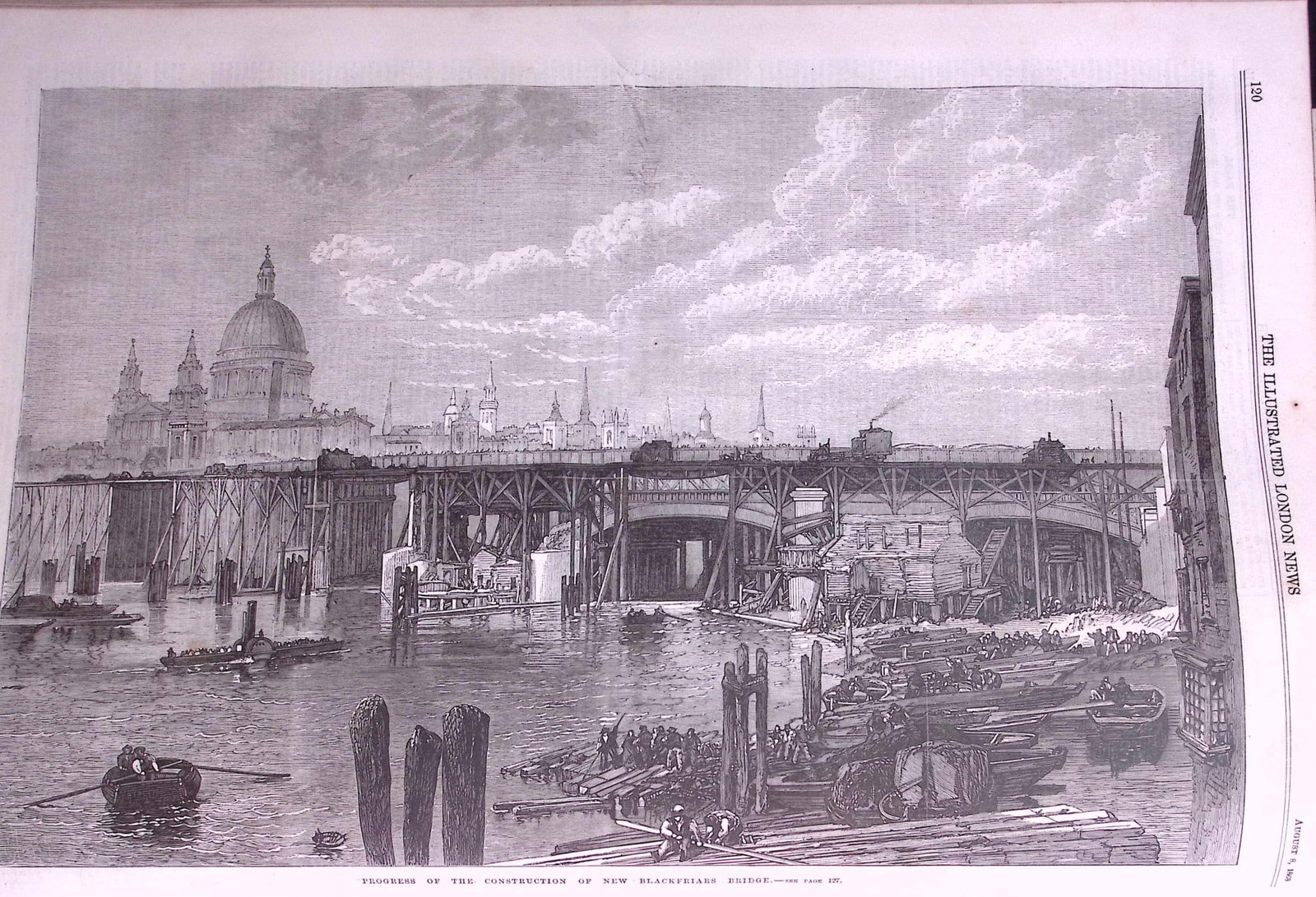 The Illustrated London News Antique Bound Edition July-Dec 1868 Over 600 Pages. - 6