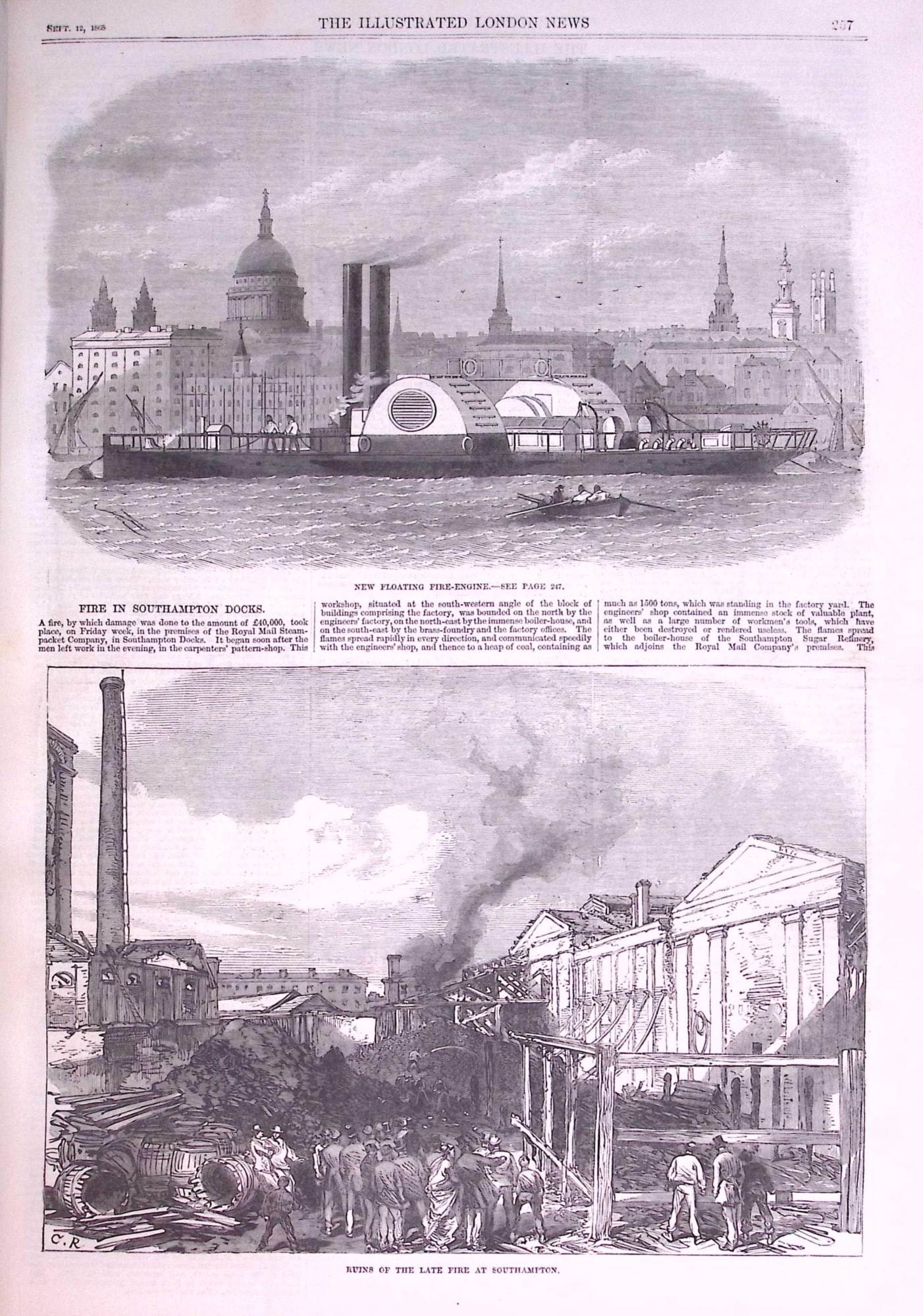 The Illustrated London News Antique Bound Edition July-Dec 1868 Over 600 Pages. - 9