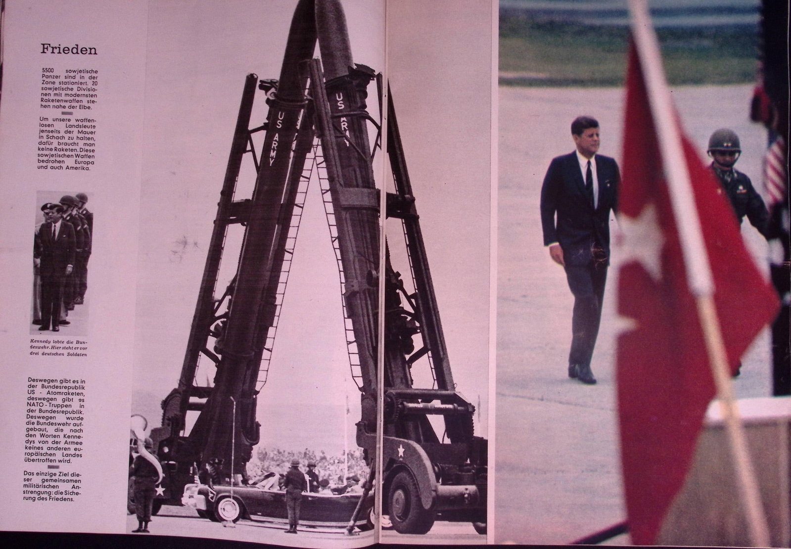 John F Kennedy Historic Trip to Berlin 76 Page Magazine 1963 Berliner Jlluftrirt - 6
