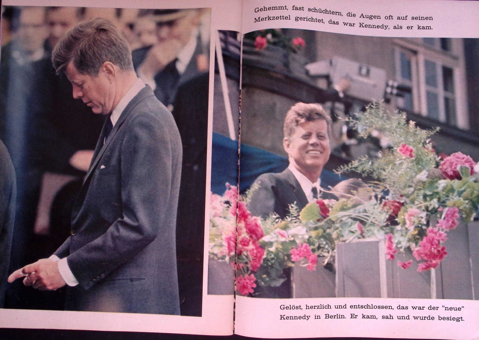 John F Kennedy Historic Trip to Berlin 76 Page Magazine 1963 Berliner Jlluftrirt - 9