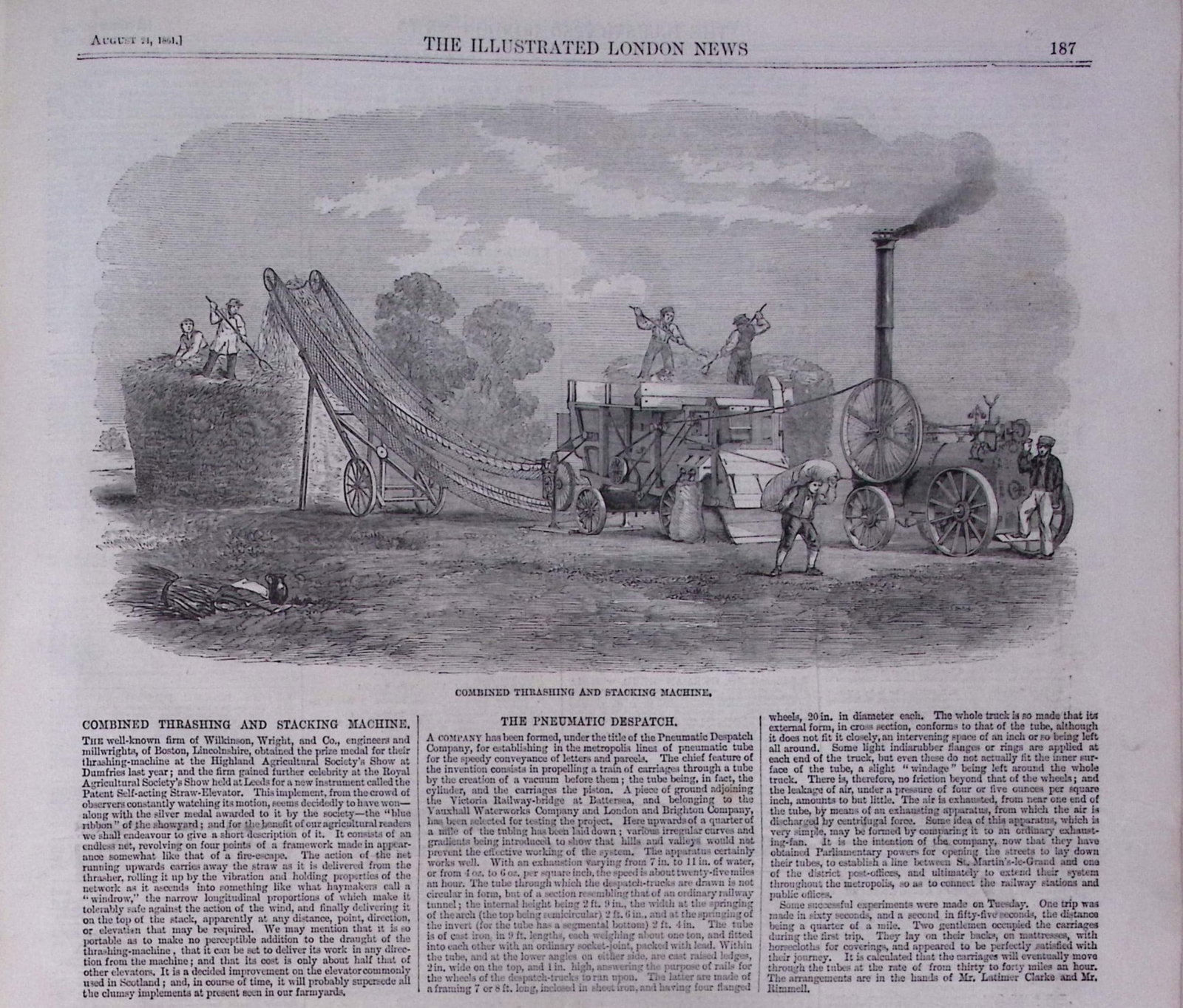 The Illustrated London News Antique Bound Edition July-Dec 1861 Over 600 Pages. - 13
