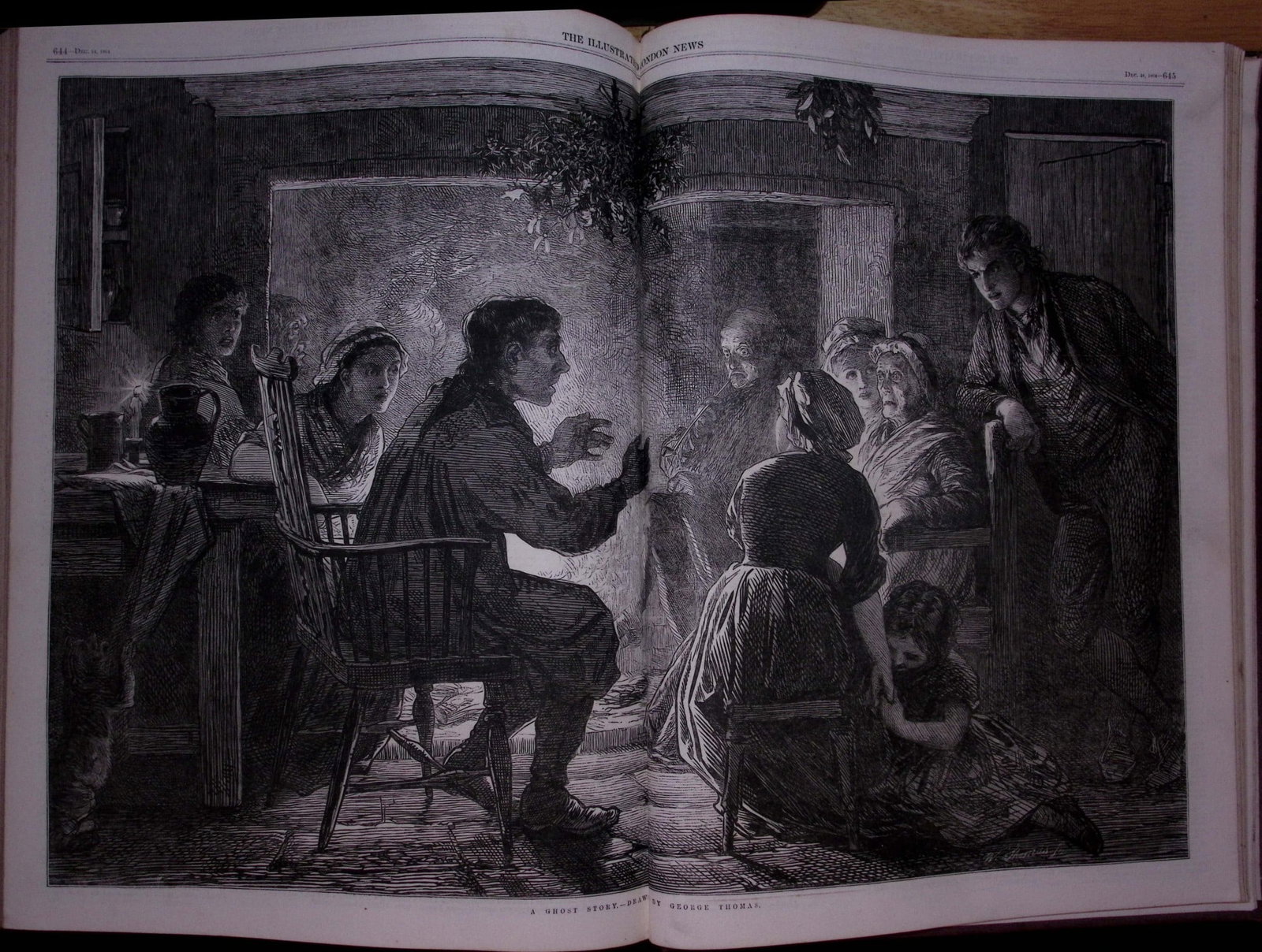 The Illustrated London News Antique Bound Edition July-Dec 1864 Over 650 Pages. - 9