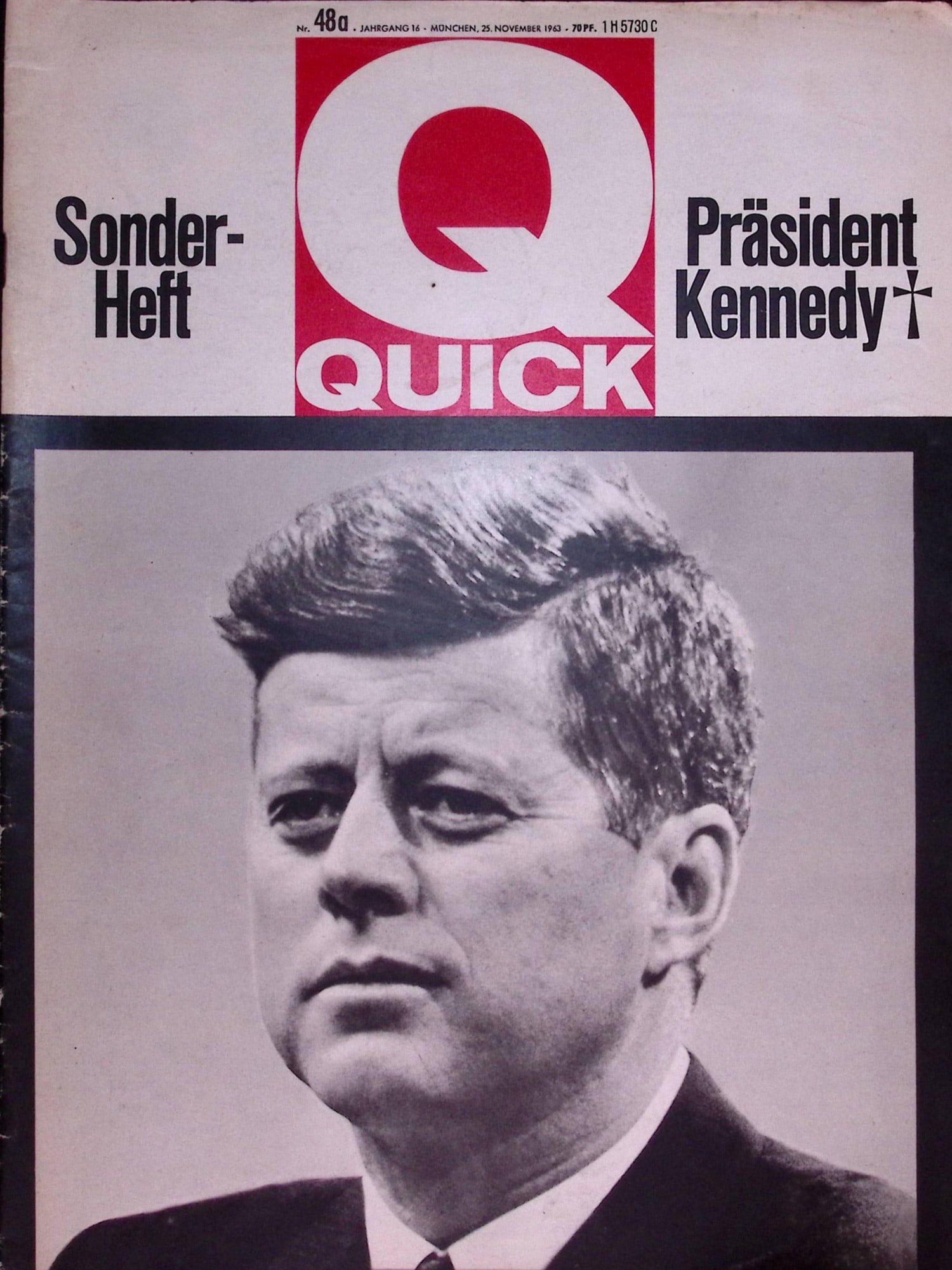 John F Kennedy Assassination German Quick Magazine 1969 Edition. (1 of 6)