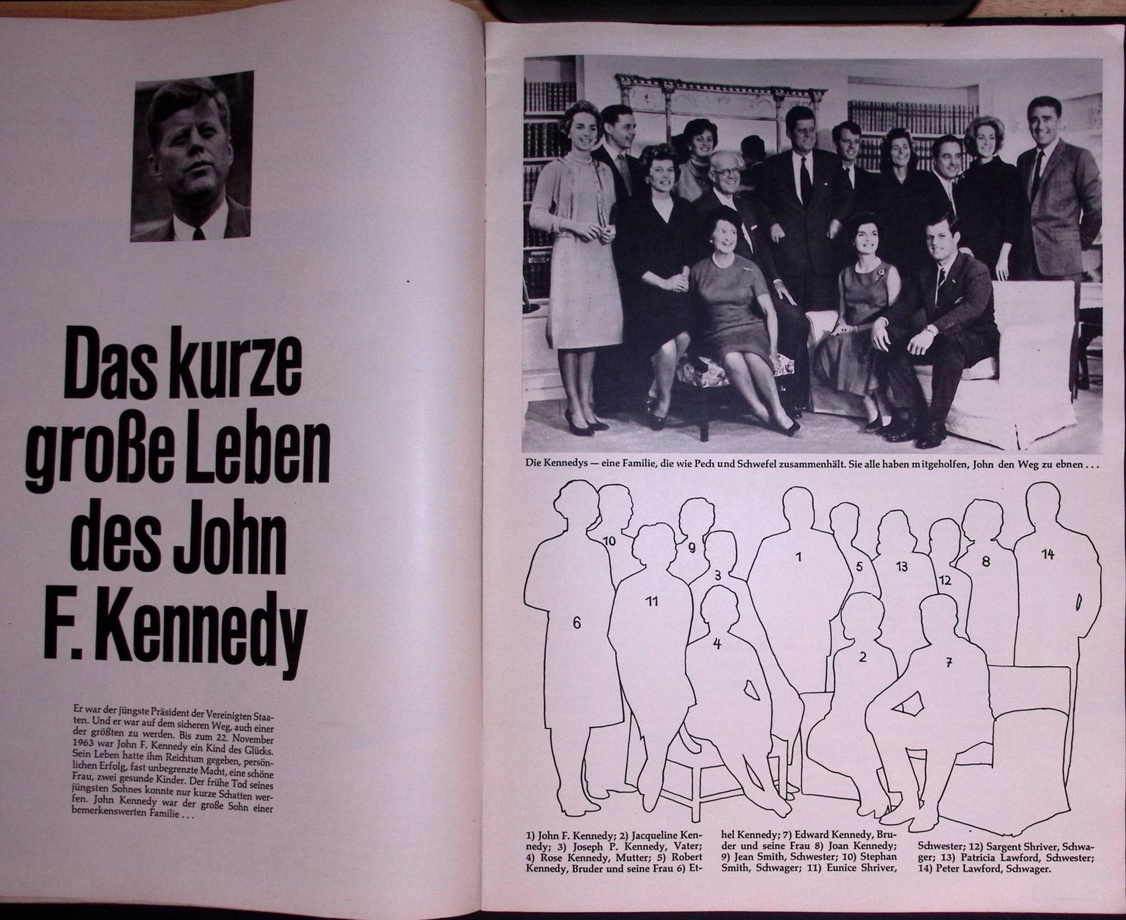 John F Kennedy Assassination German Quick Magazine 1969 Edition. - 4