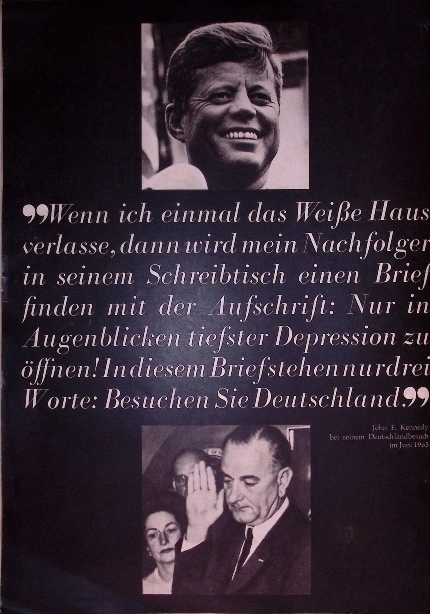 John F Kennedy Assassination German Quick Magazine 1969 Edition. - 6