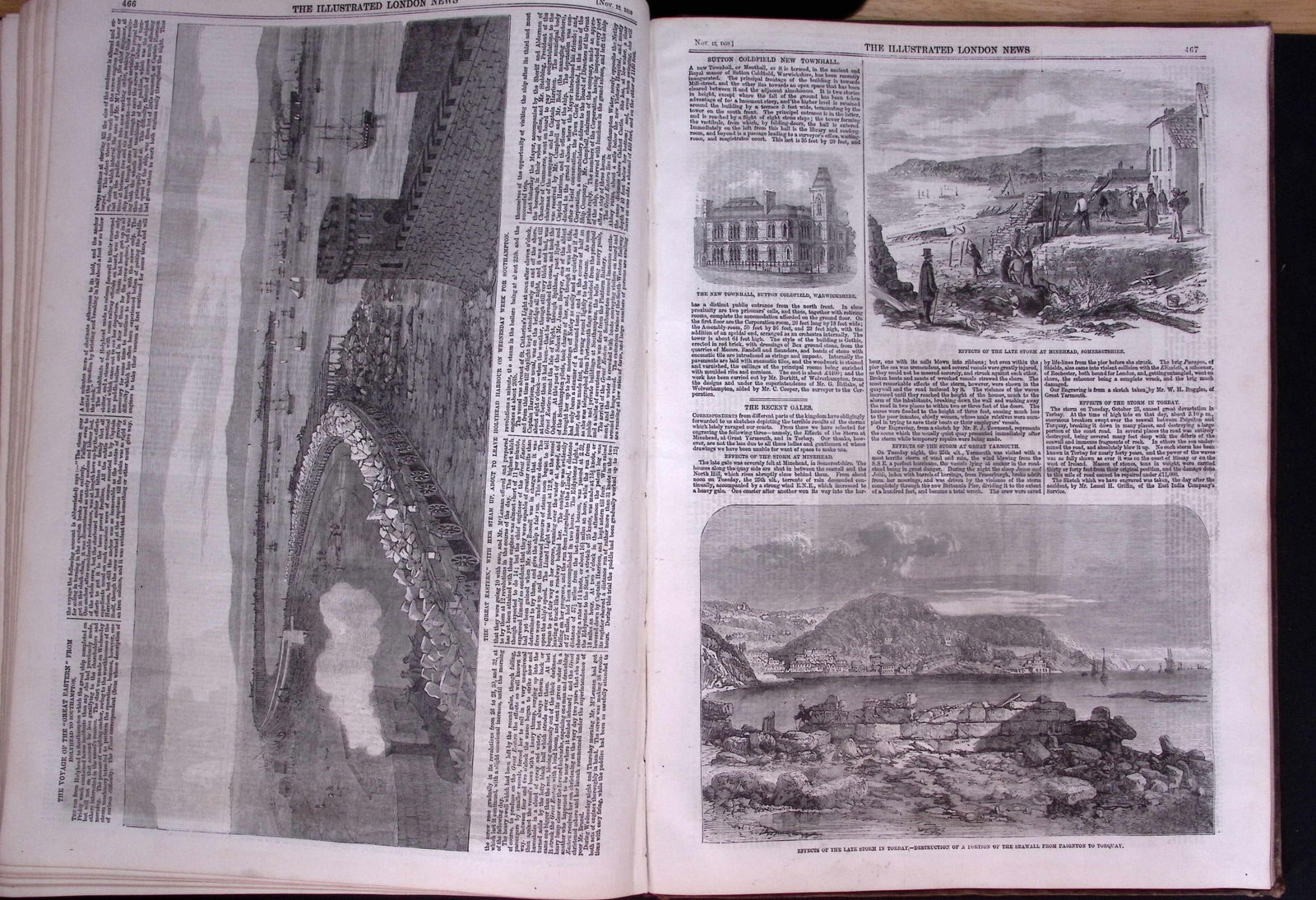 The Illustrated London News Antique Bound Edition July-Dec 1859 Over 600 Pages. - 15