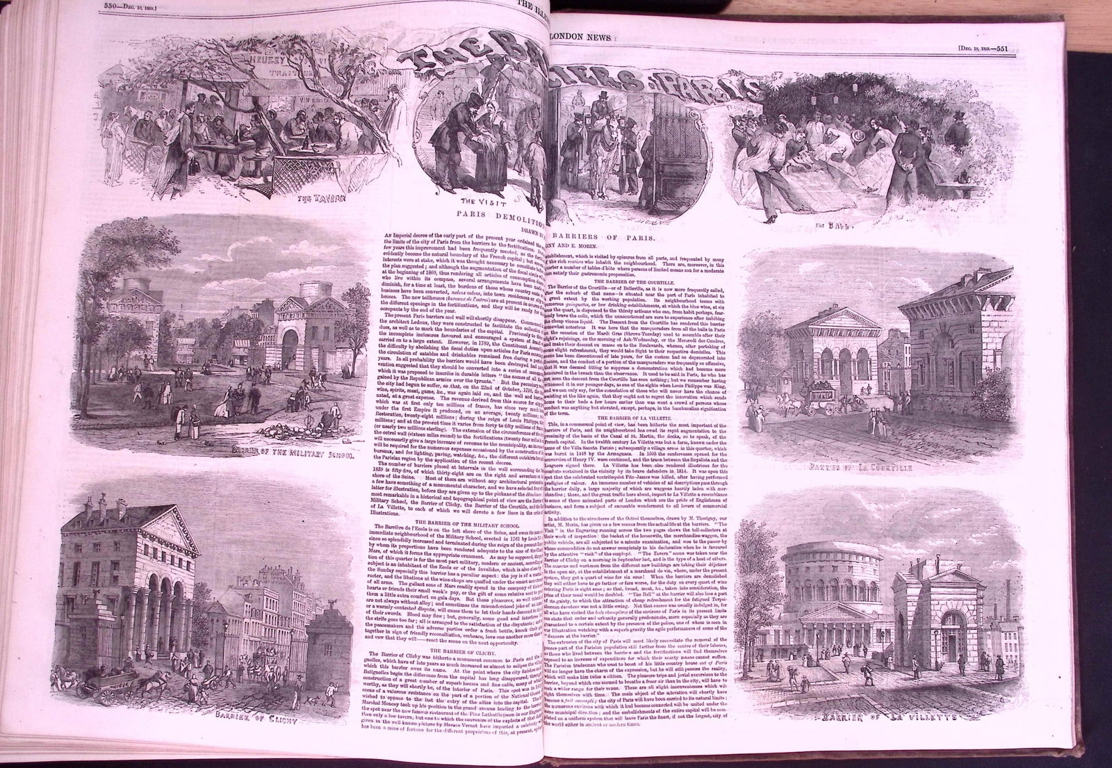 The Illustrated London News Antique Bound Edition July-Dec 1859 Over 600 Pages. - 17