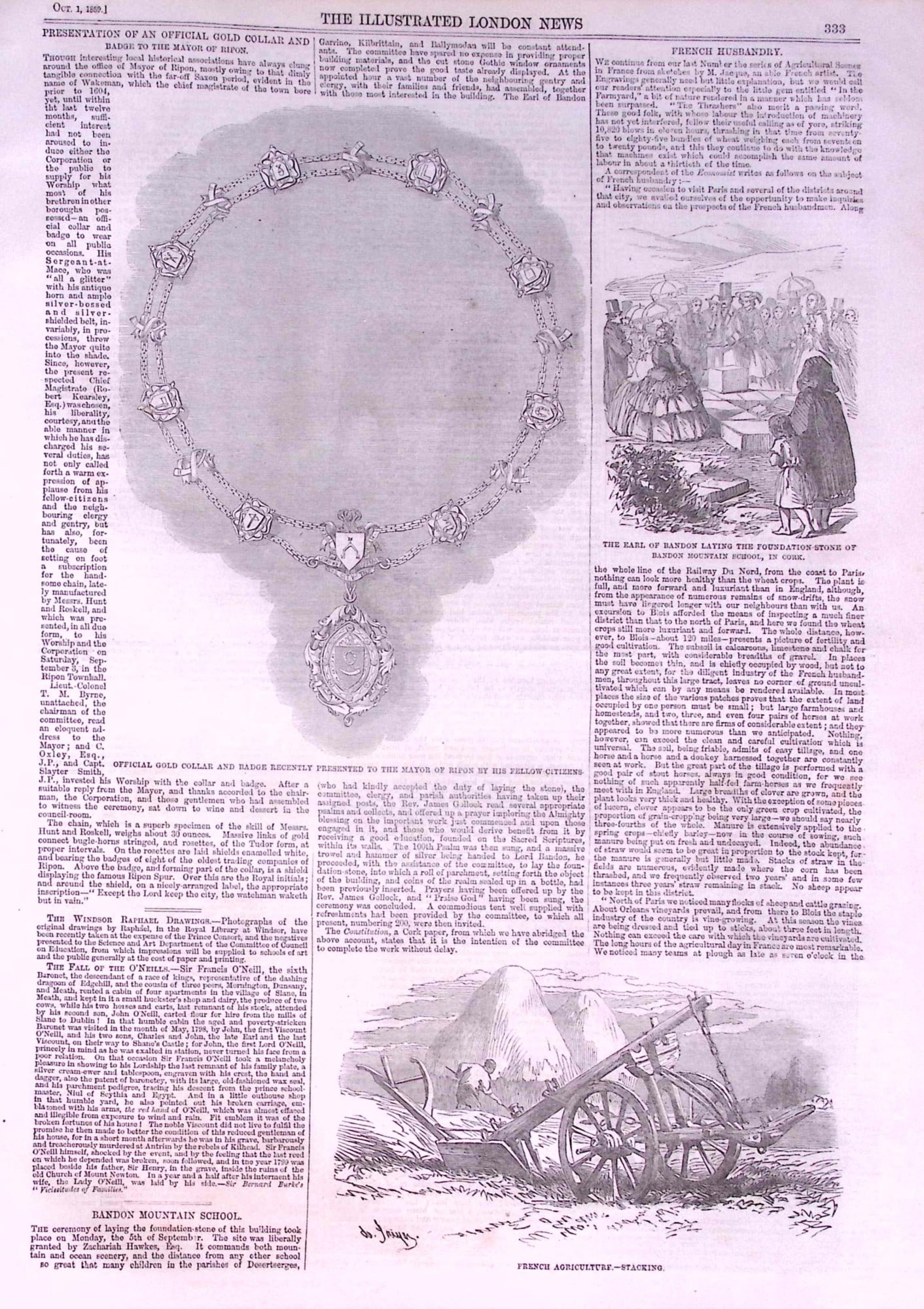 The Illustrated London News Antique Bound Edition July-Dec 1859 Over 600 Pages. - 20