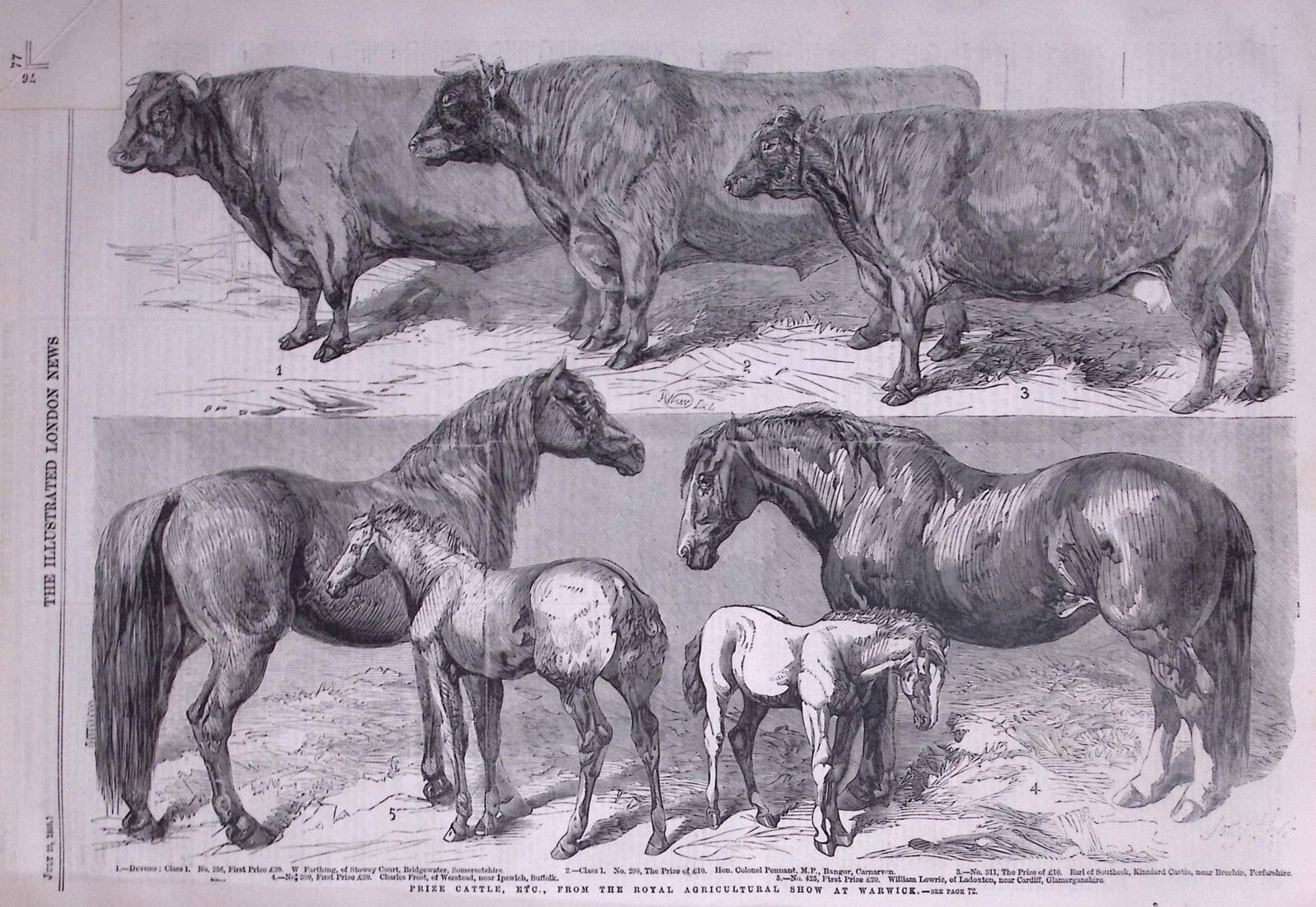 The Illustrated London News Antique Bound Edition July-Dec 1859 Over 600 Pages. - 2