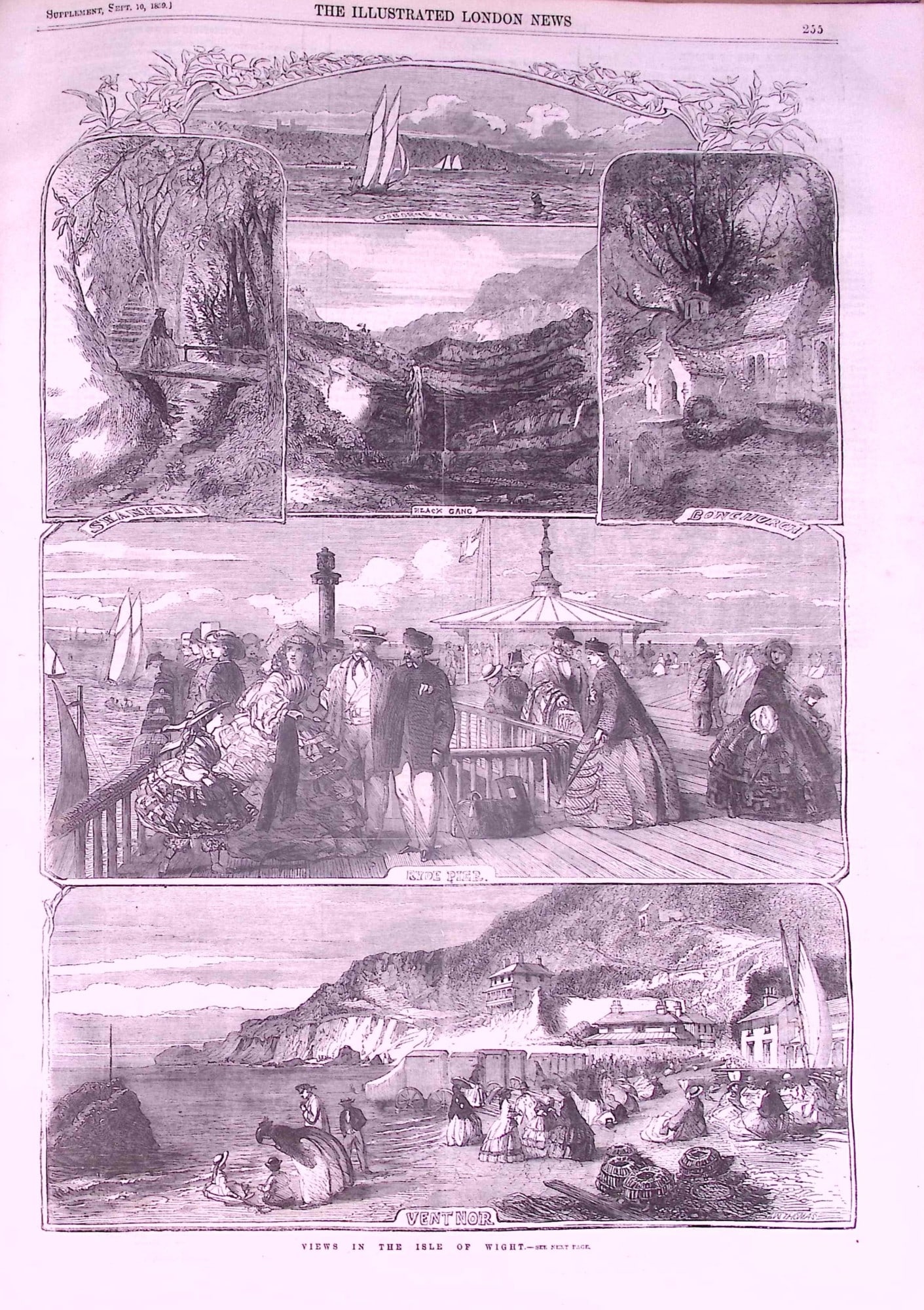 The Illustrated London News Antique Bound Edition July-Dec 1859 Over 600 Pages. - 6