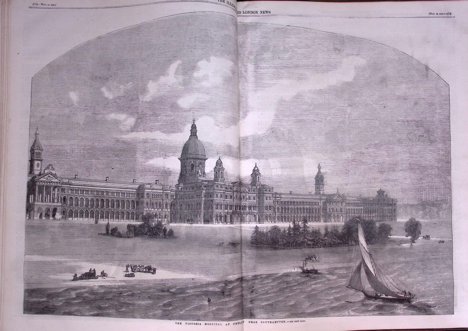 The Illustrated London News Antique Bound Edition July-Dec 1859 Over 600 Pages. - 9
