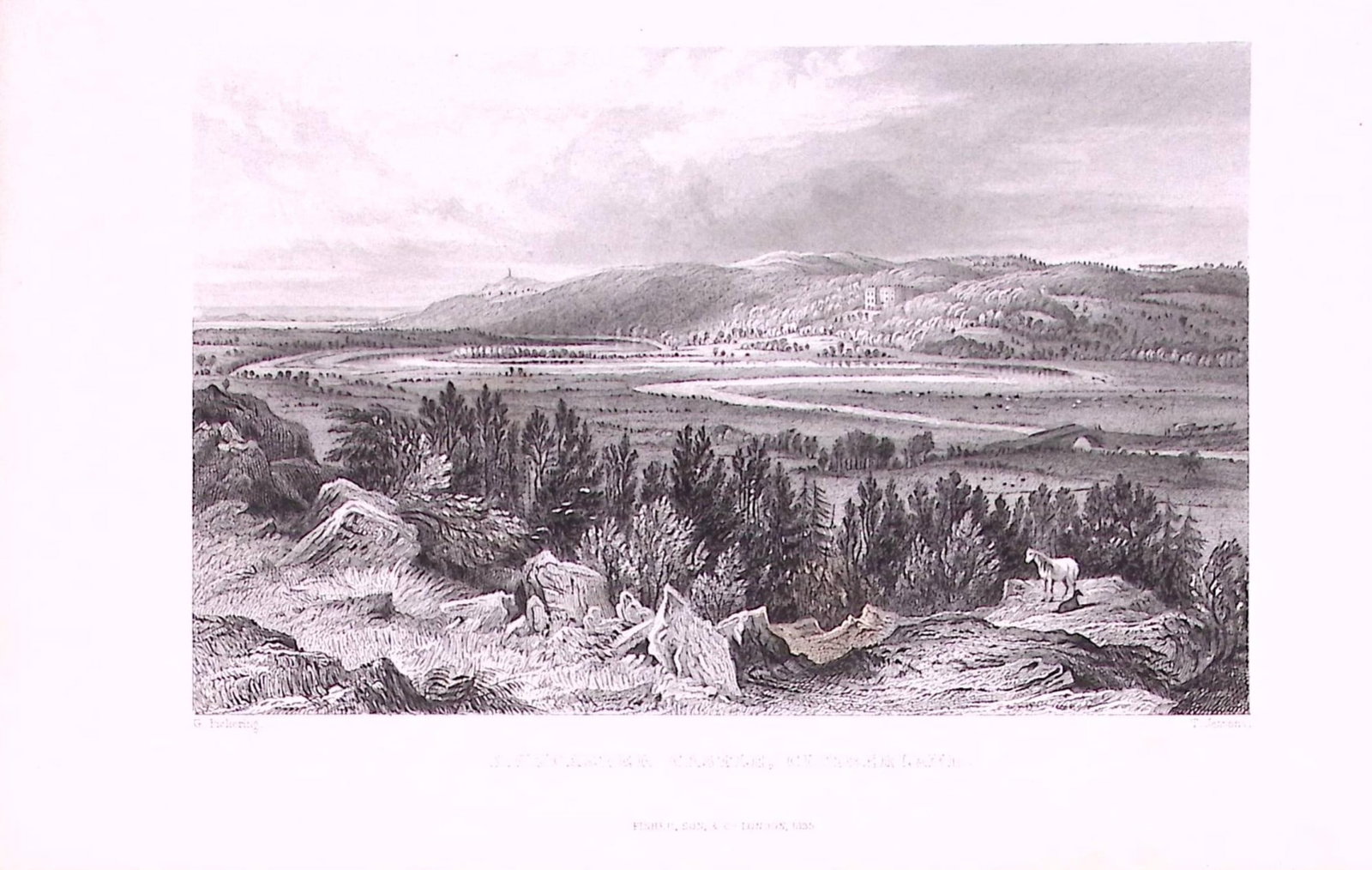 Muncaster Castle Cumbria Antique Steel Engraving-37-TR: Title: Muncaster Castle Cumbria Antique Steel Engraving-37-TR Description: This Steel Engraved Print Has Been Removed from an Antique 1835 Edition of. Westmorland, Cumberland, Northumberland