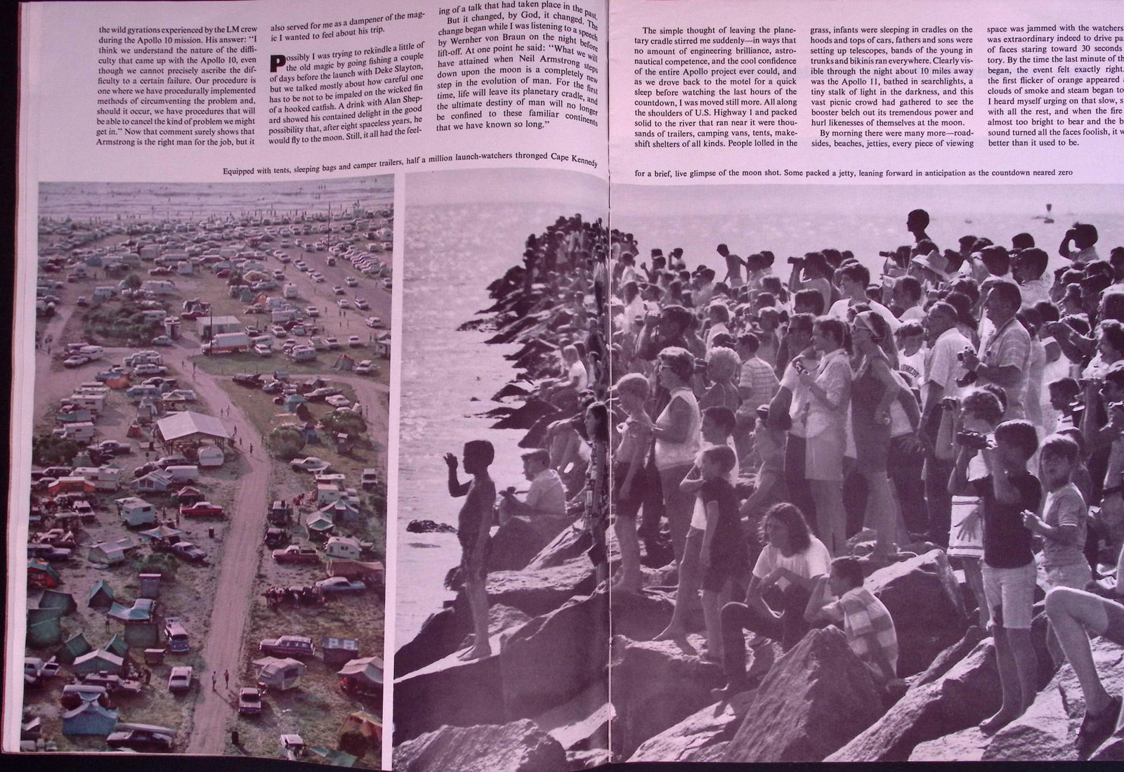 Apollo 11 Leaving For The Moon Landing 1969 Special Life Magazine. - 2