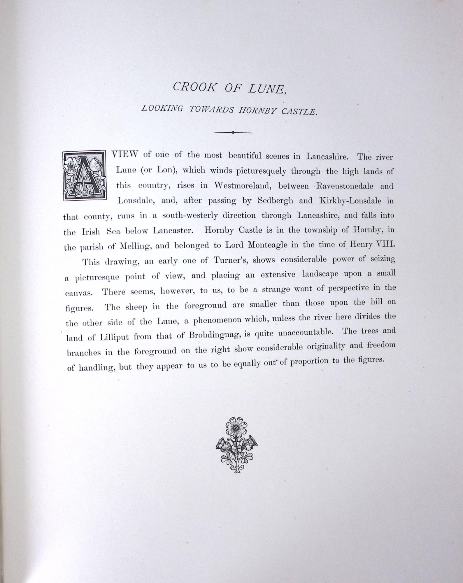 J.M.W Turner Crook of Lune Lancaster Antique Steel Engraving-99-TR - 2