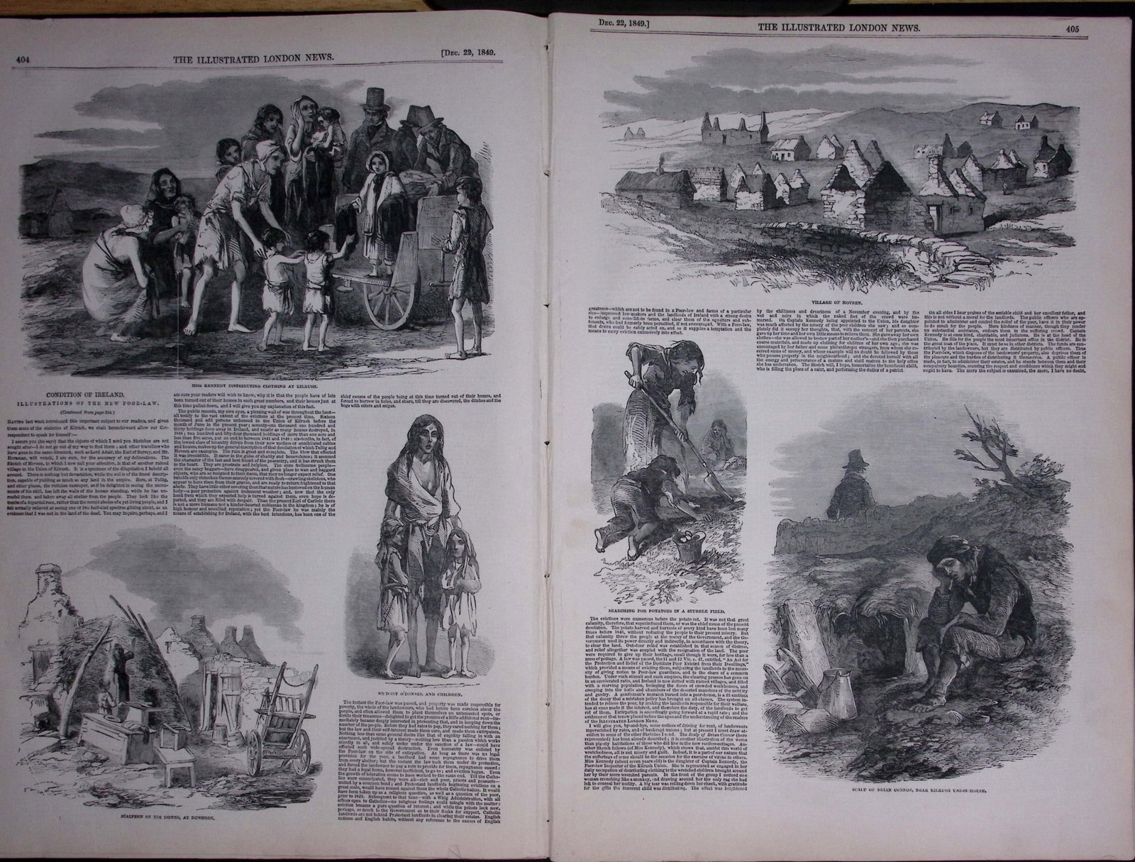 The Irish Famine Sketches & News Original Scarce Antique 177-Year-Old Newspaper-1: Title: The Irish Famine Sketches & News Original Scarce Antique 177-Year-Old Newspaper-1 Description: The Irish Famine Sketches & News Original Scarce Antique 177-Year-Old Newspaper-1 This is