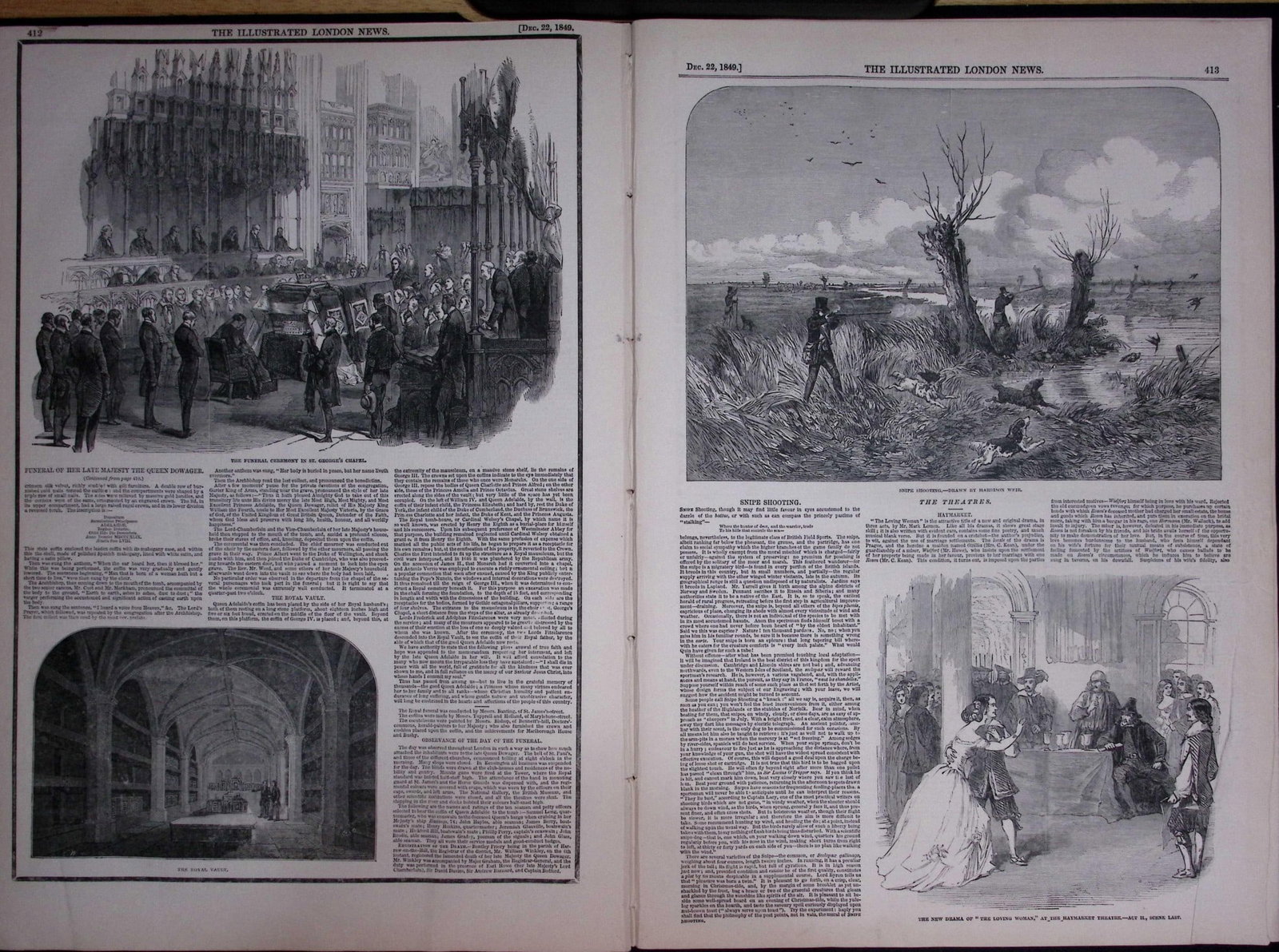The Irish Famine Sketches & News Original Scarce Antique 177-Year-Old Newspaper-1 - 4