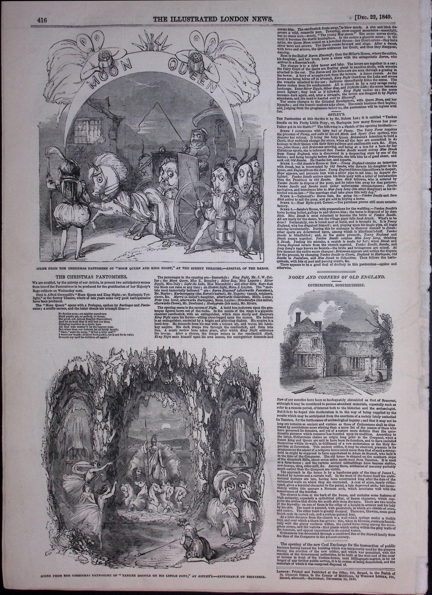 The Irish Famine Sketches & News Original Scarce Antique 177-Year-Old Newspaper-1 - 5
