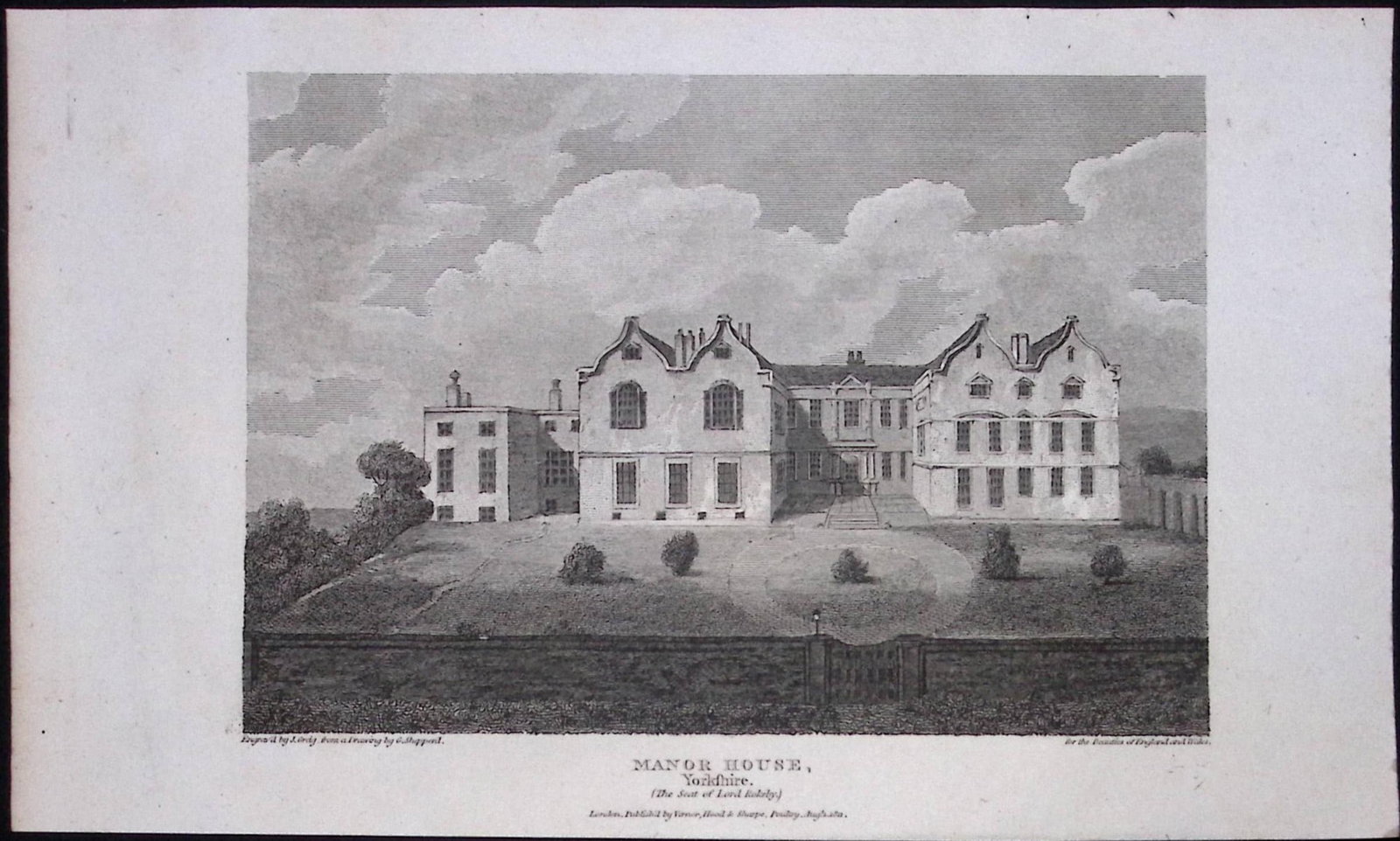 Rokeby Manor House Yorkshire Antique 213 Years-Old Steel-Engraving-38: Title: Rokeby Manor House Yorkshire Antique 213 Years-Old Steel-Engraving-38 Description: This Yorkshire Georgian Antique Print Was Removed from a First Edition of. The Beauties of England and