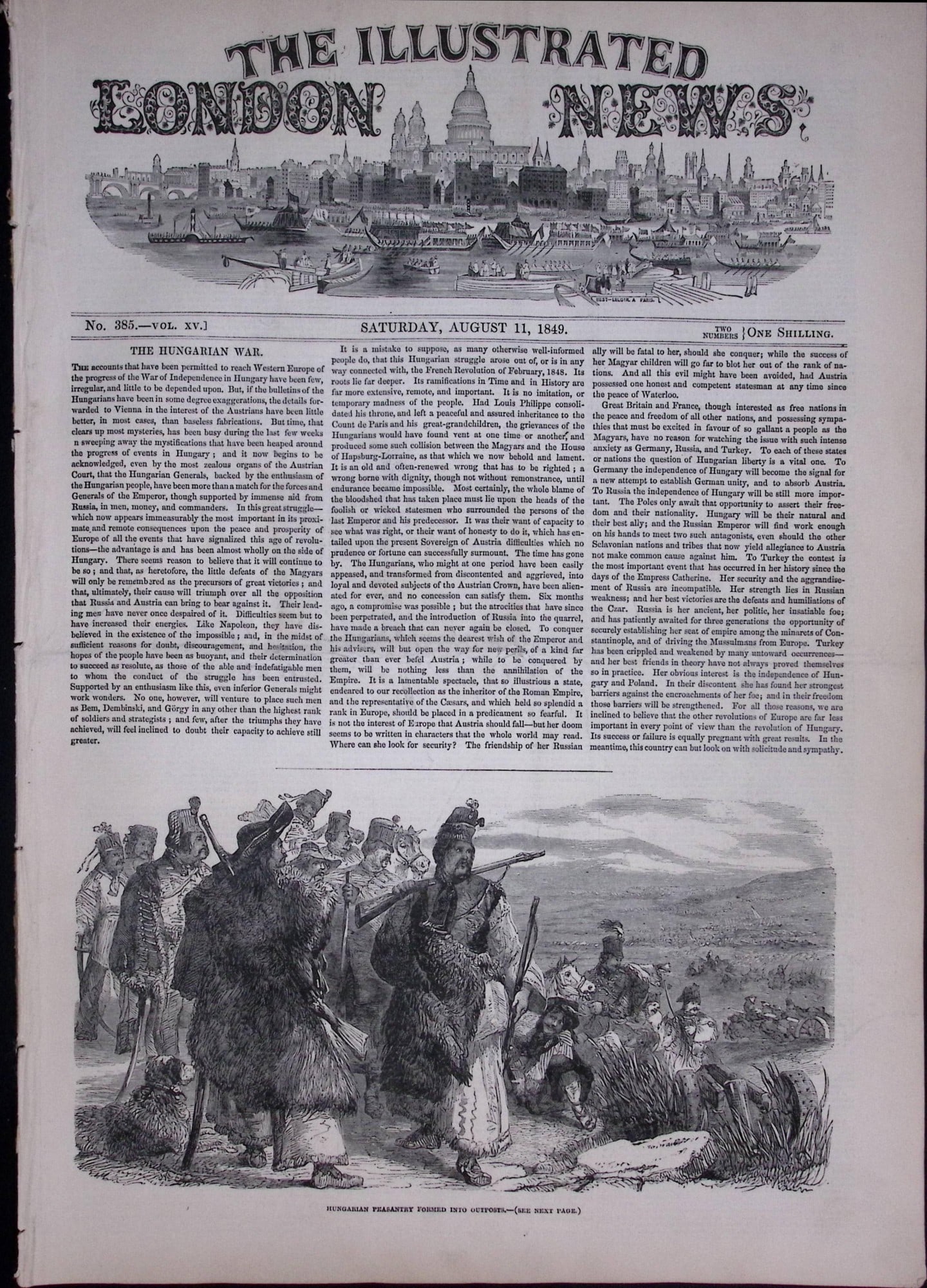 Queen Victoria Royal Tour to Ireland Antique 177-Year-Old Newspaper-6 - 3