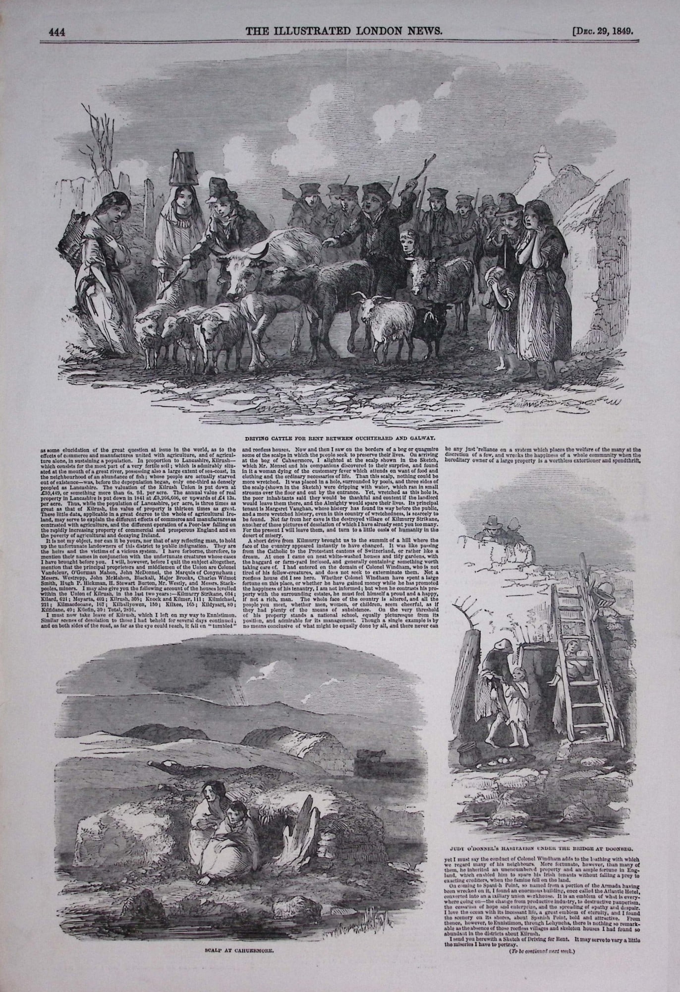 The Irish Famine Sketches & News Original Scarce Antique 177-Year-Old Page-3: Title: The Irish Famine Sketches & News Original Scarce Antique 177-Year-Old Page-3 Description: The Irish Famine Sketches & News Original Scarce Antique 177-Year-Old Page-3 This Full Page