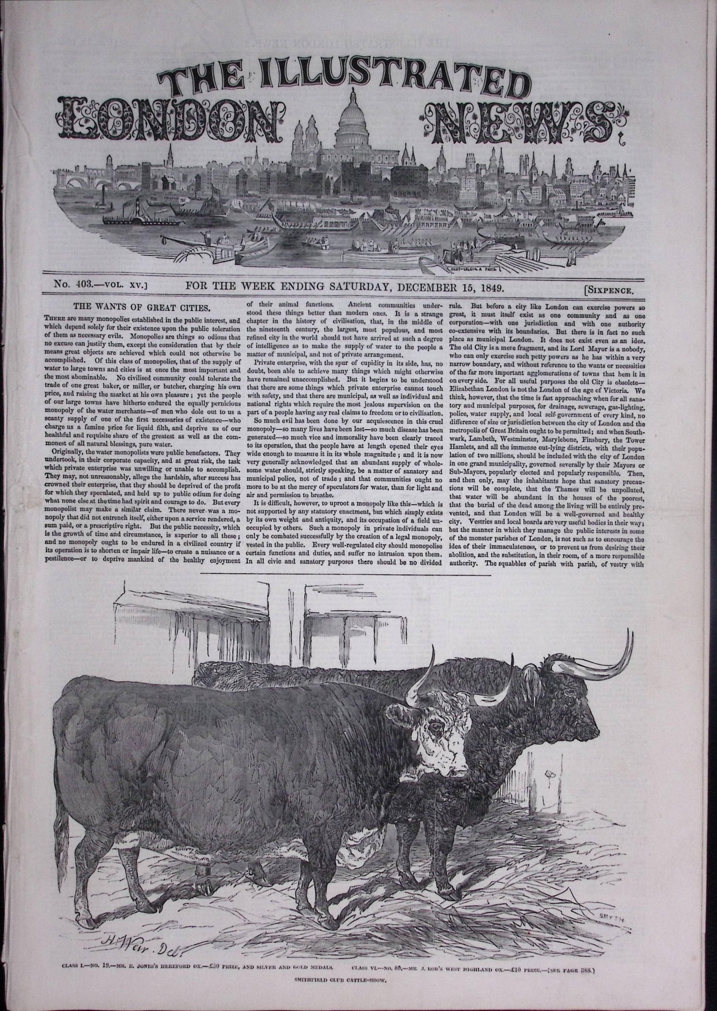 The Irish Famine Sketches & News Original Scarce Antique 177-Year-Old Newspaper-2 - 2