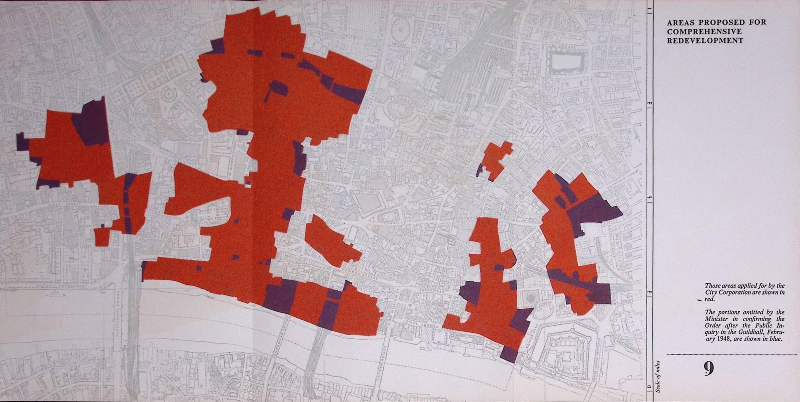 The City of London Proposed Reconstruction Development Plans After World War 2 Damage-1 (1 of 2)