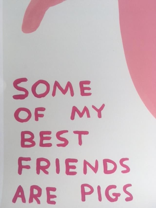 David Shrigley OBE (b 1968) ‘Some of My Best Friends Are Pigs’ Offset Lithograph, Editio - 9